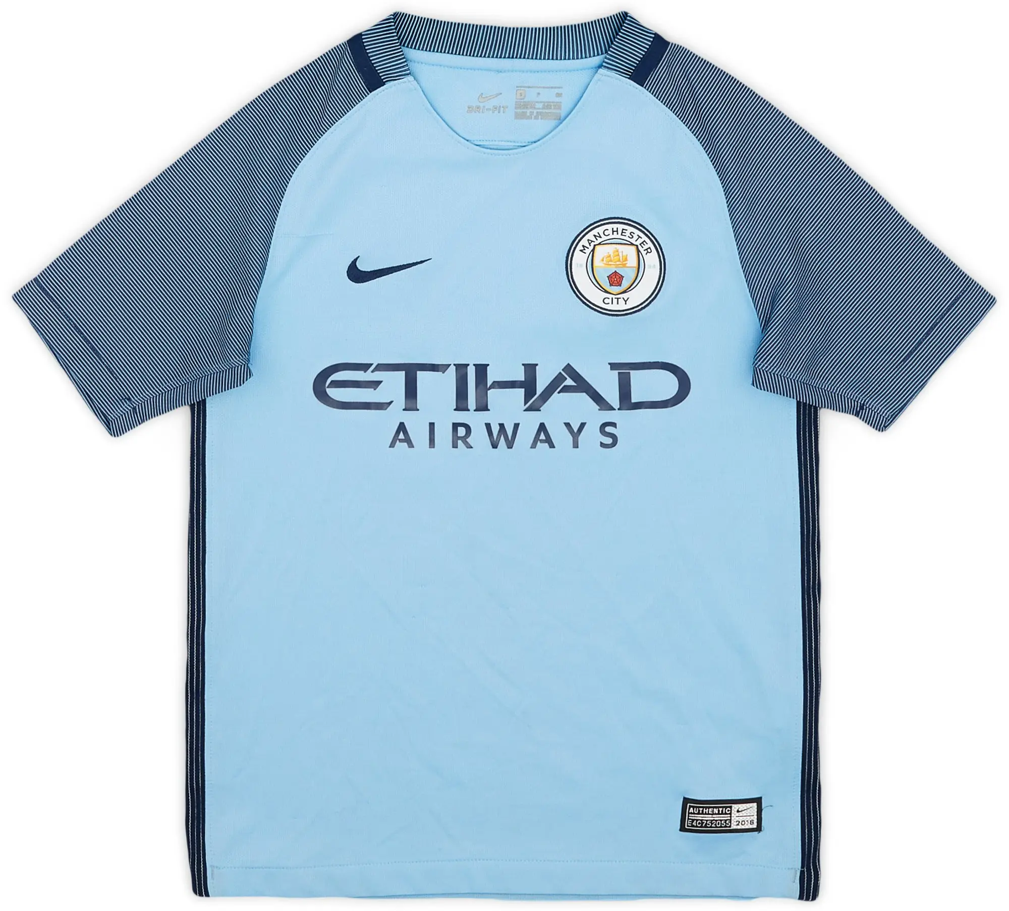 Nike 2016-17 Manchester City Home Shirt - 5/10 - (S.Boys)