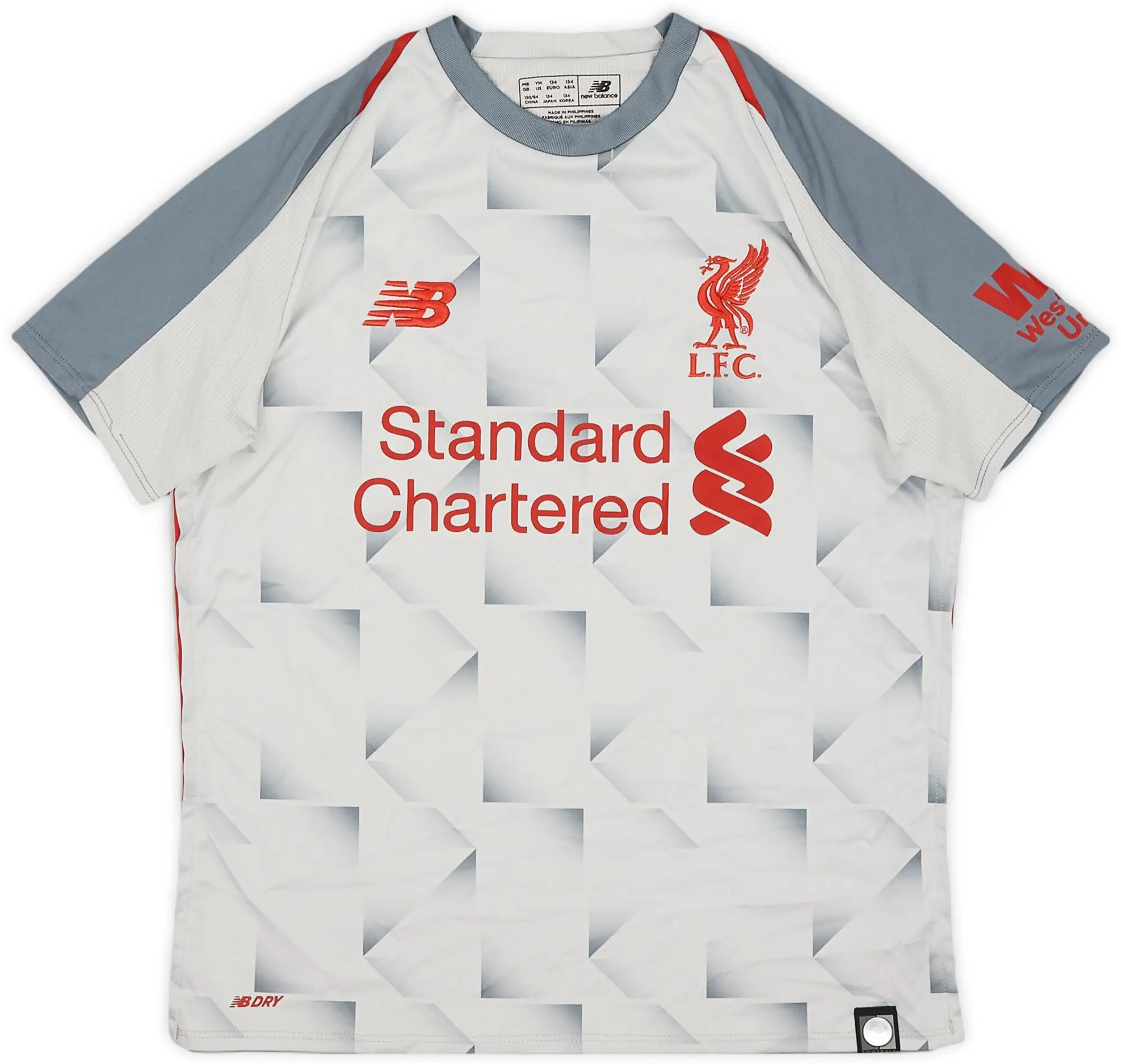 NewBalance 2018-19 Liverpool Third Shirt - 7/10 - (M.Boys)