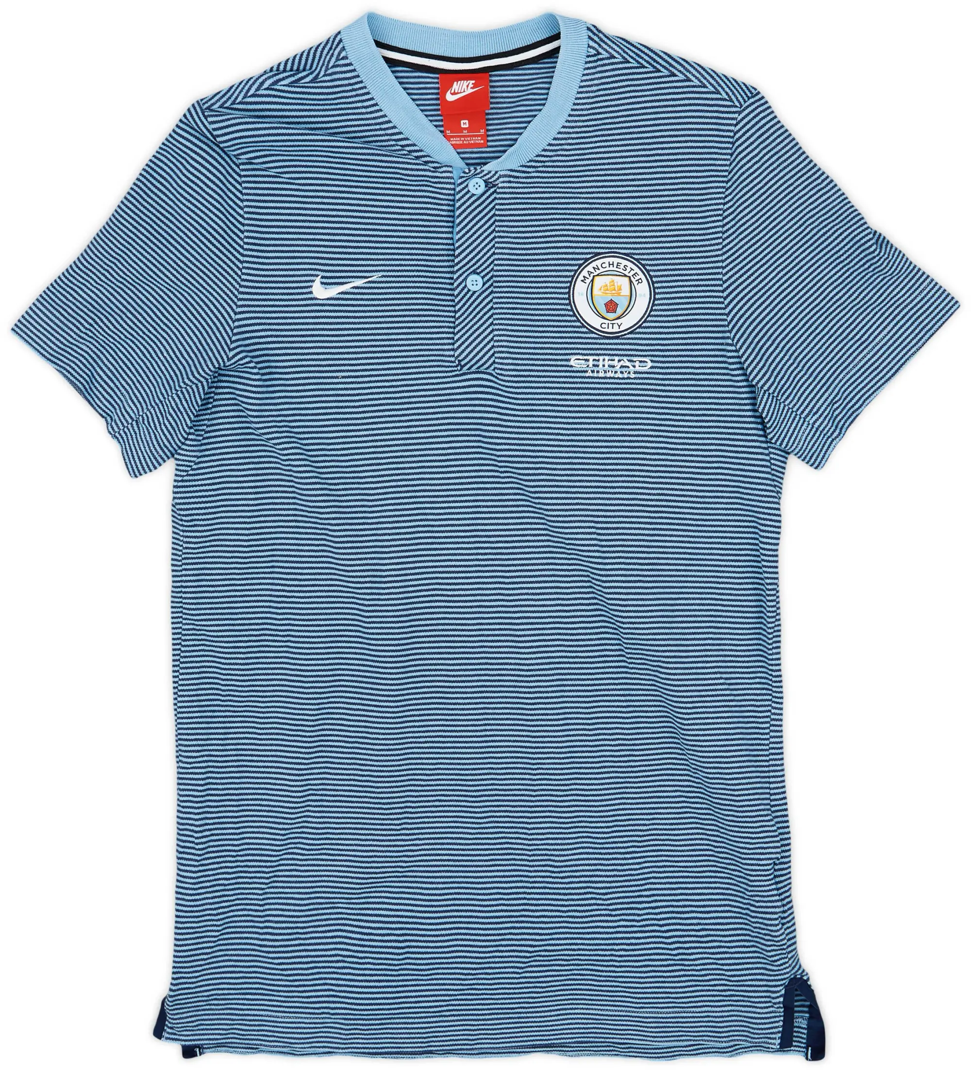 2017-18 Manchester City Nike Polo Shirt - 8/10 - (M)