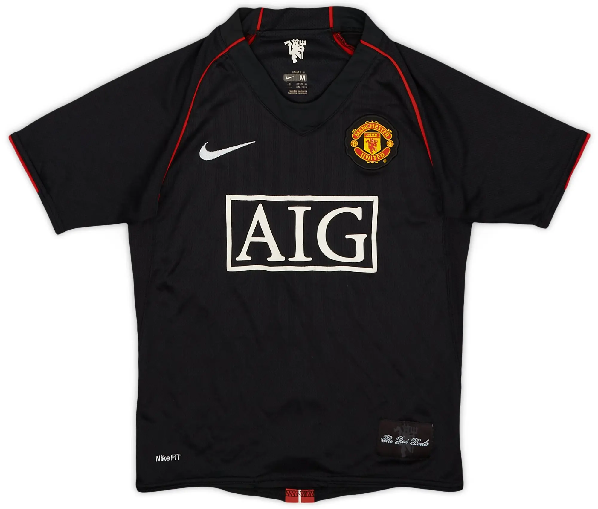 Nike 2007-08 Manchester United Away Shirt - 5/10 - (M.Boys)