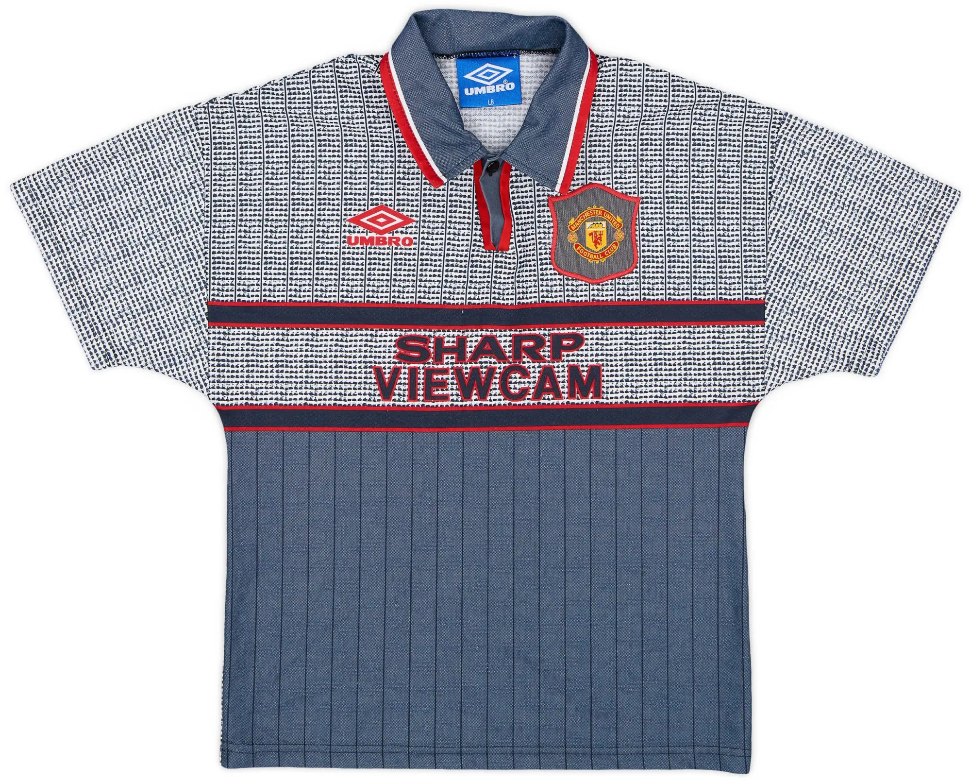 Umbro 1995-96 Manchester United Away Shirt - 8/10 - (L.Boys)