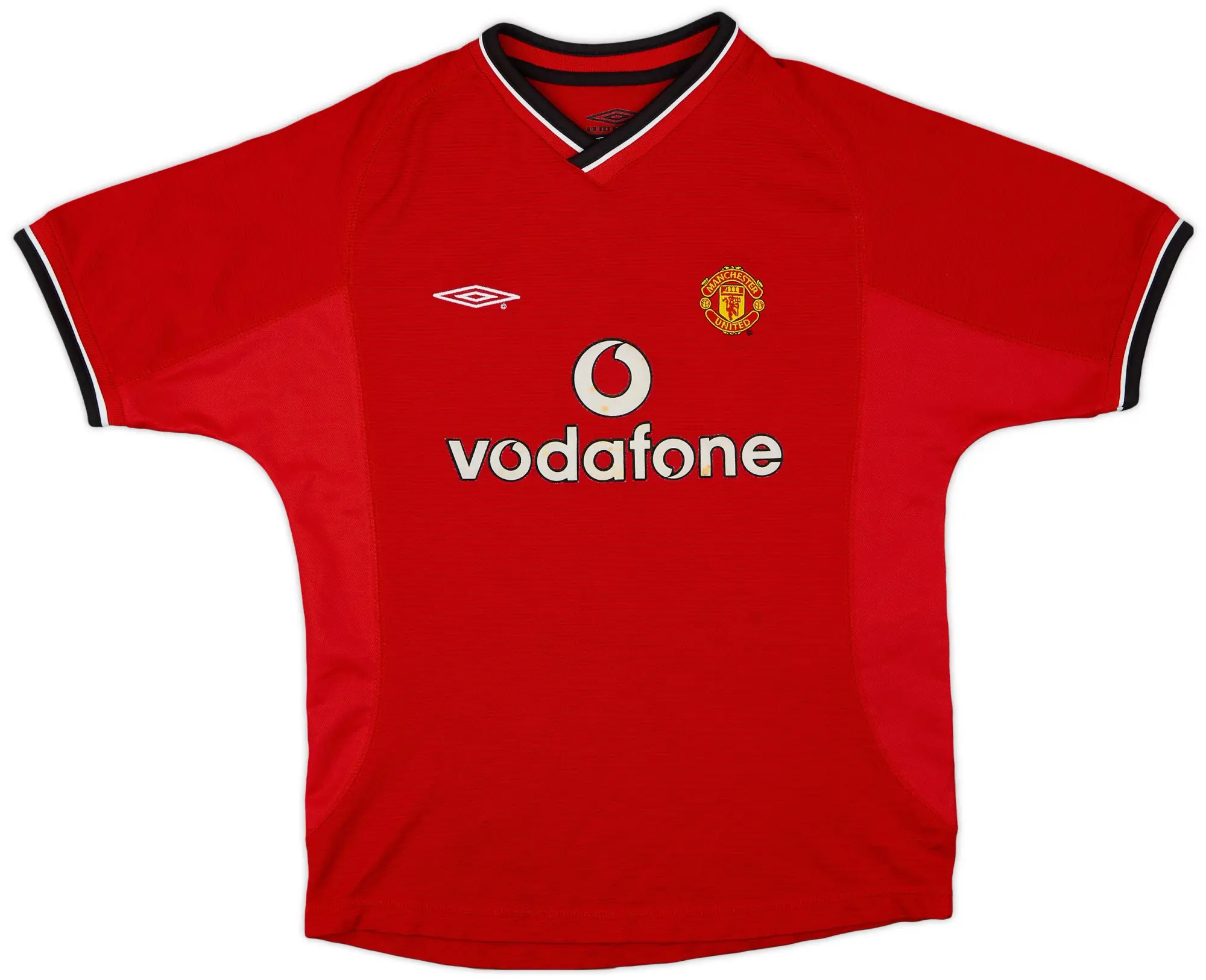 Umbro 2000-02 Manchester United Home Shirt - 6/10 - (M.Boys)