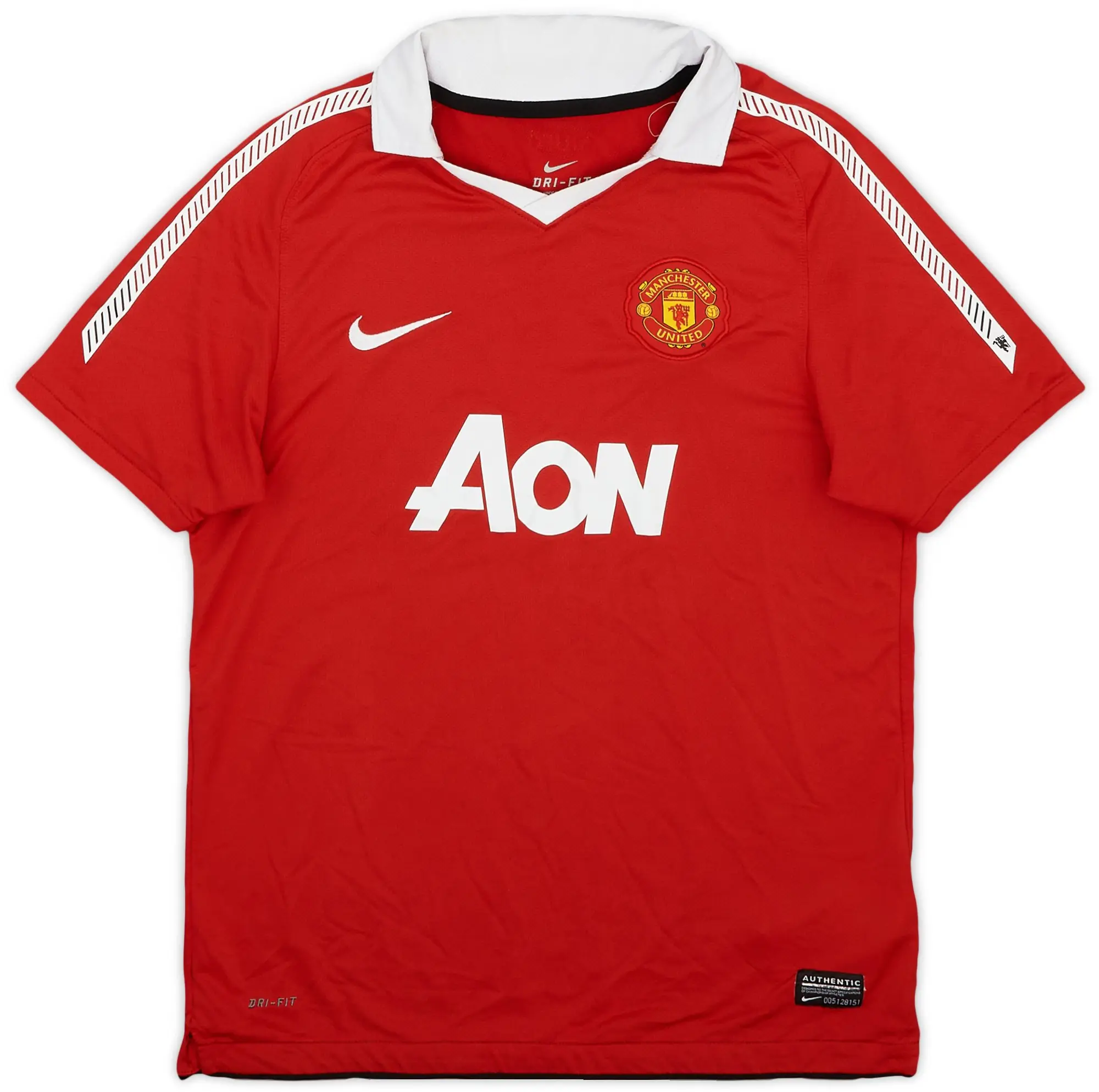 Nike 2010-11 Manchester United Home Shirt - 8/10 - (L.Boys)