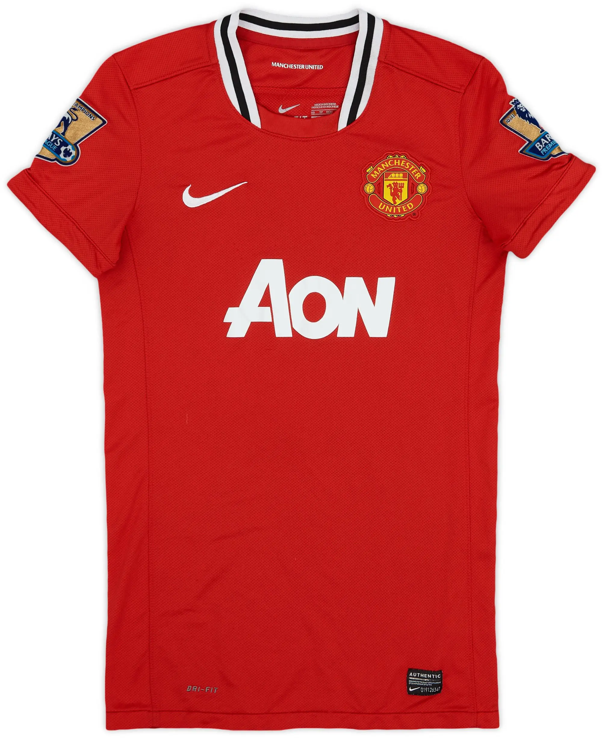 Nike 2011-12 Manchester United Home Shirt Scholes #22 - 9/10 - (XL)