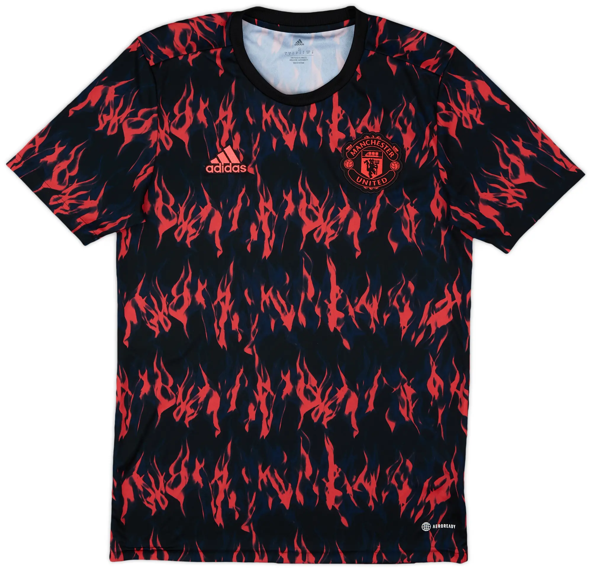 2020-21 Manchester United adidas Training Shirt - 9/10 - (S)