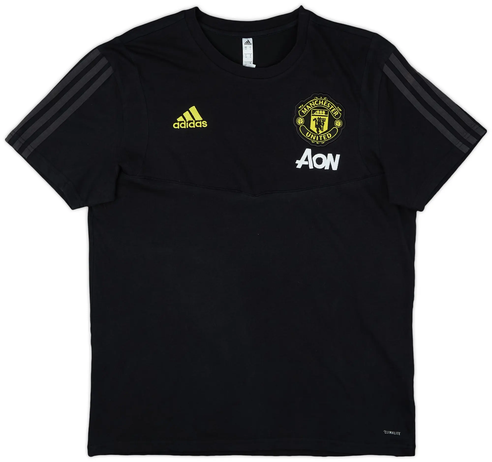 2019-20 Manchester United adidas Cotton Tee - 8/10 - (M)