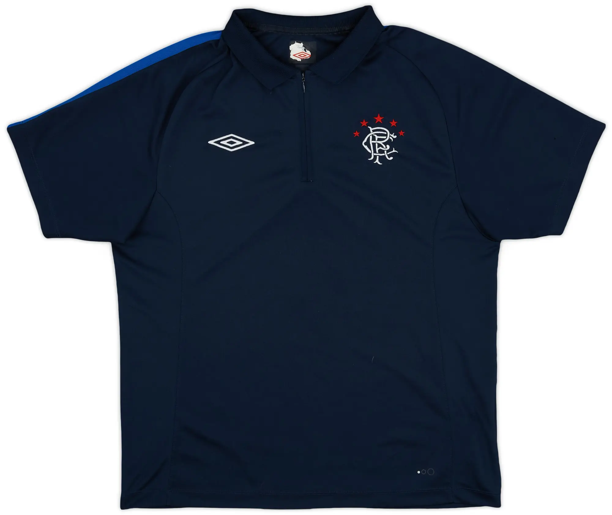 2010-11 Rangers Umbro 1/4 Zip Polo Shirt - 5/10 - (L)