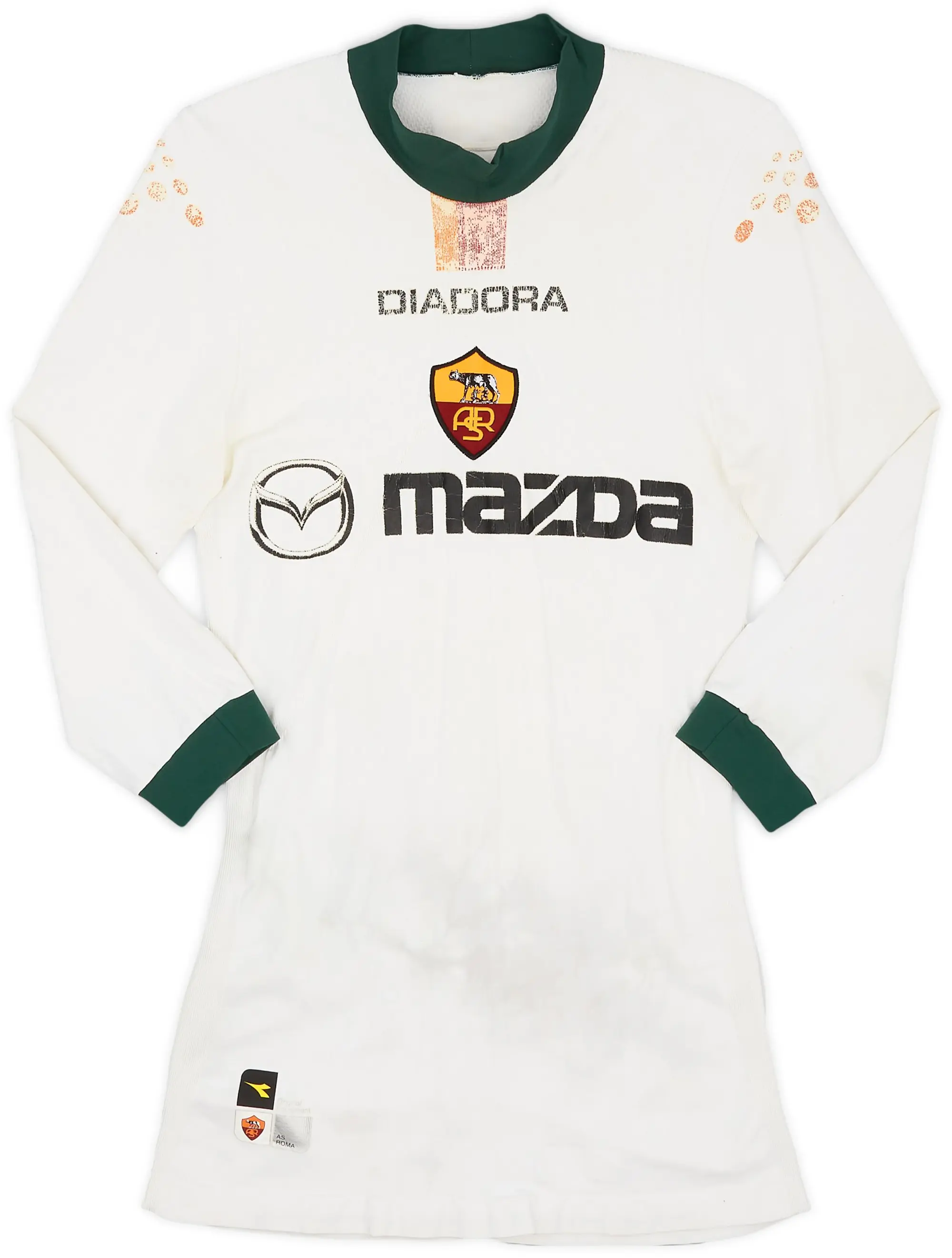 Diadora 2004-05 Roma European Away L/S Shirt - 5/10 - (S)