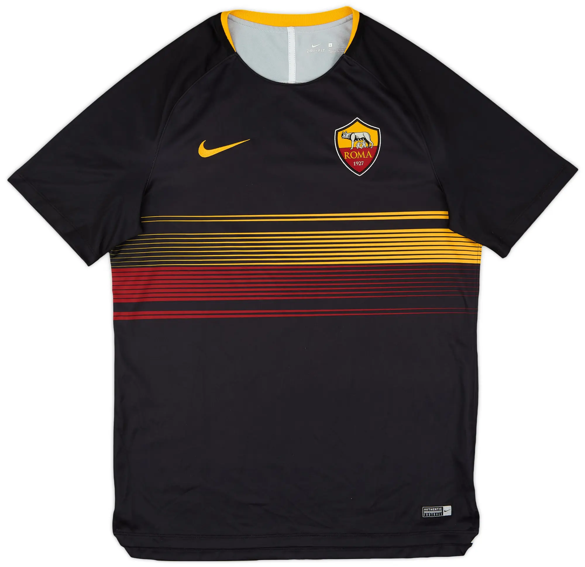 2018-19 Roma Nike Training Shirt - 8/10 - (L)