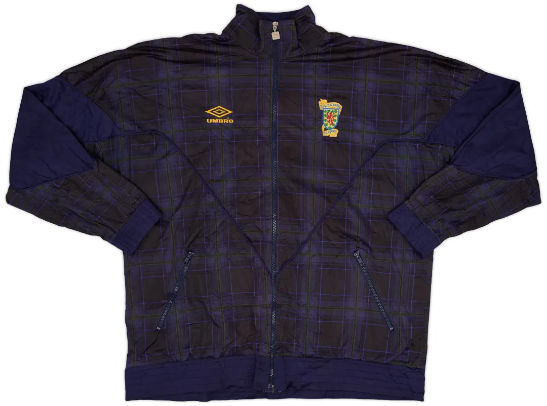 1994-96 Scotland Umbro Track Jacket - 7/10 - (XL