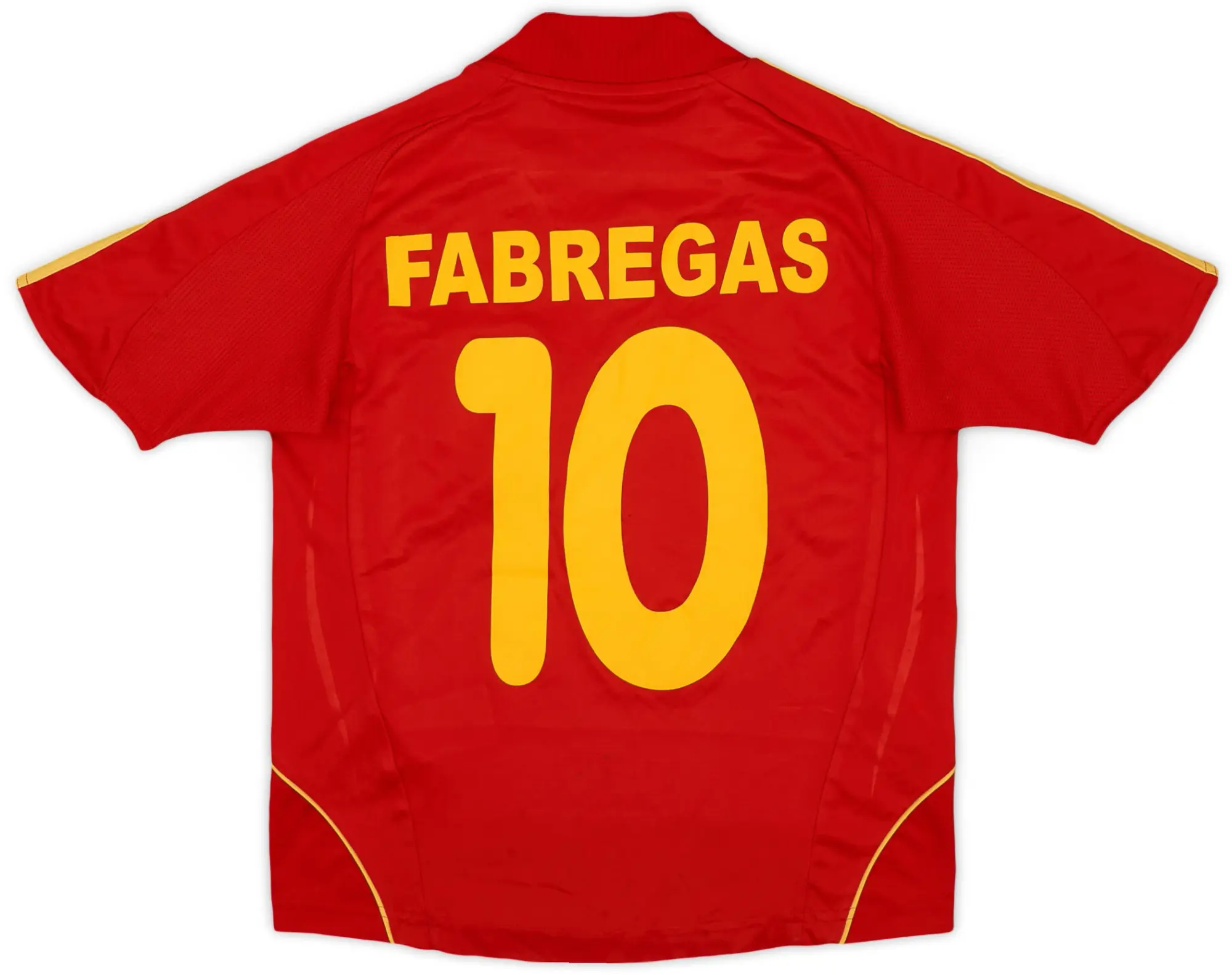 adidas 2007-09 Spain Home Shirt Fabregas #10 - 5/10 - (S.Boys)