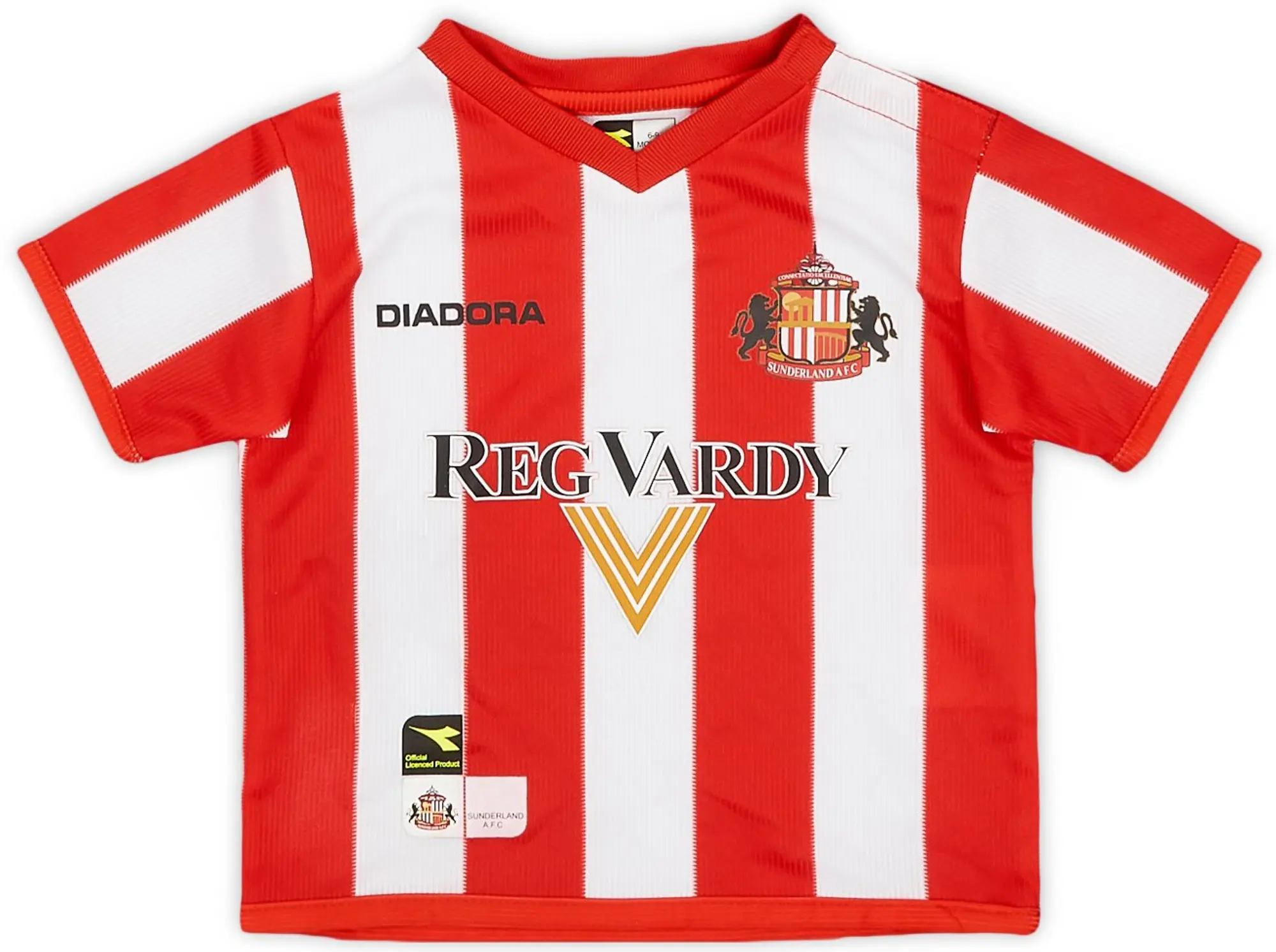 Diadora 2004-05 Sunderland Home Shirt - 9/10 - (6-9 Months)