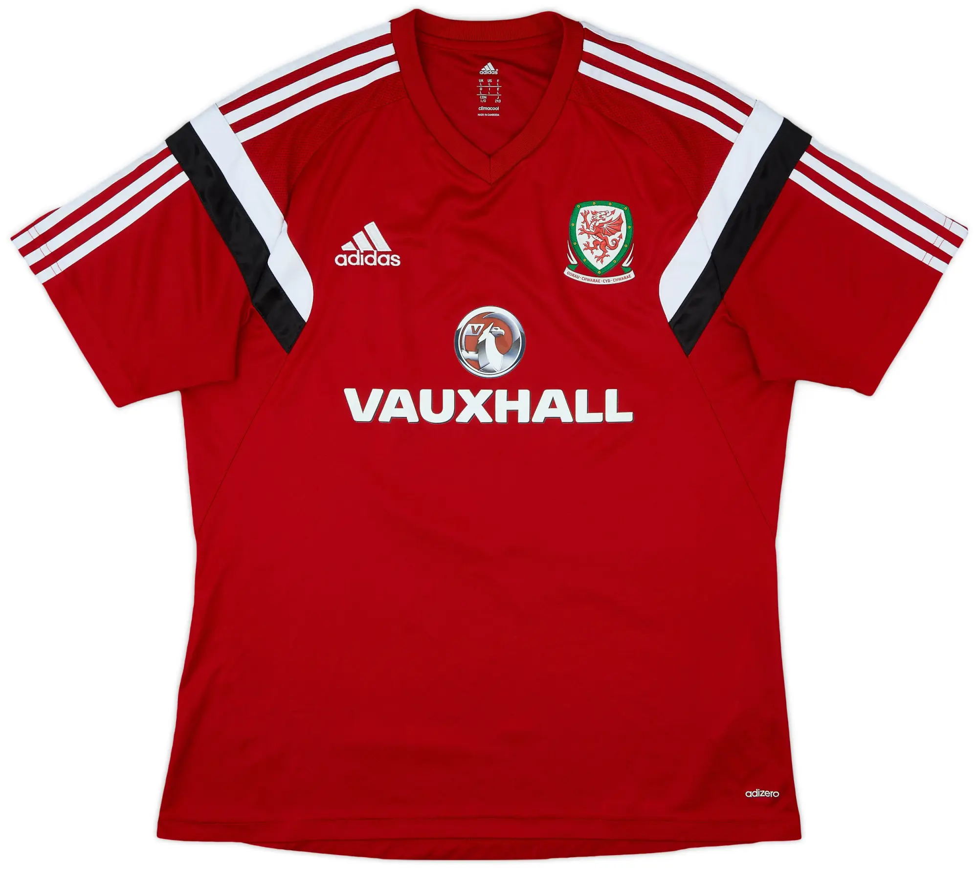 2013-14 Wales adidas Training Shirt - 8/10 - (L)