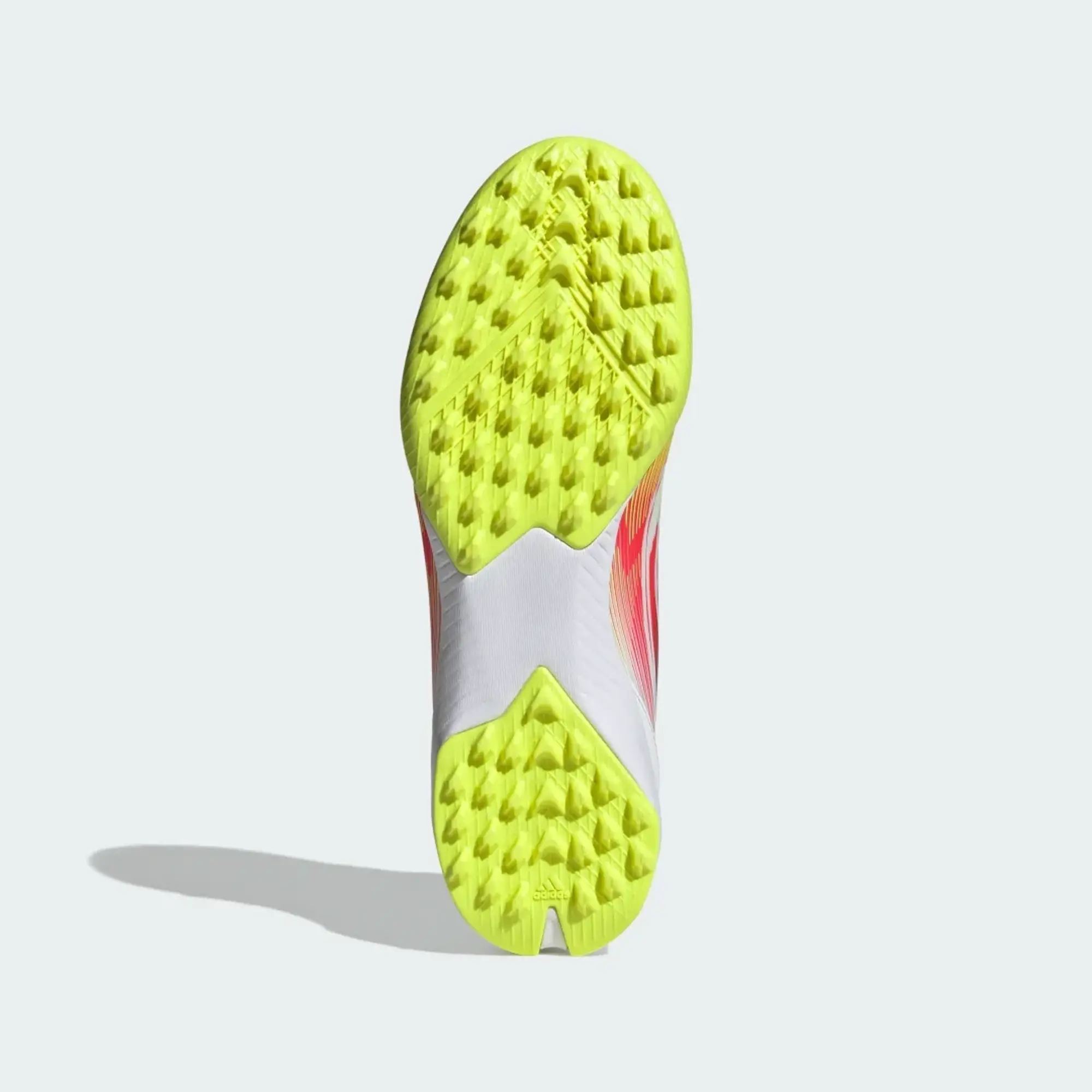 Adidas F50 League Mid Tf  - Cloud White / Lucid Red / Solar Yellow