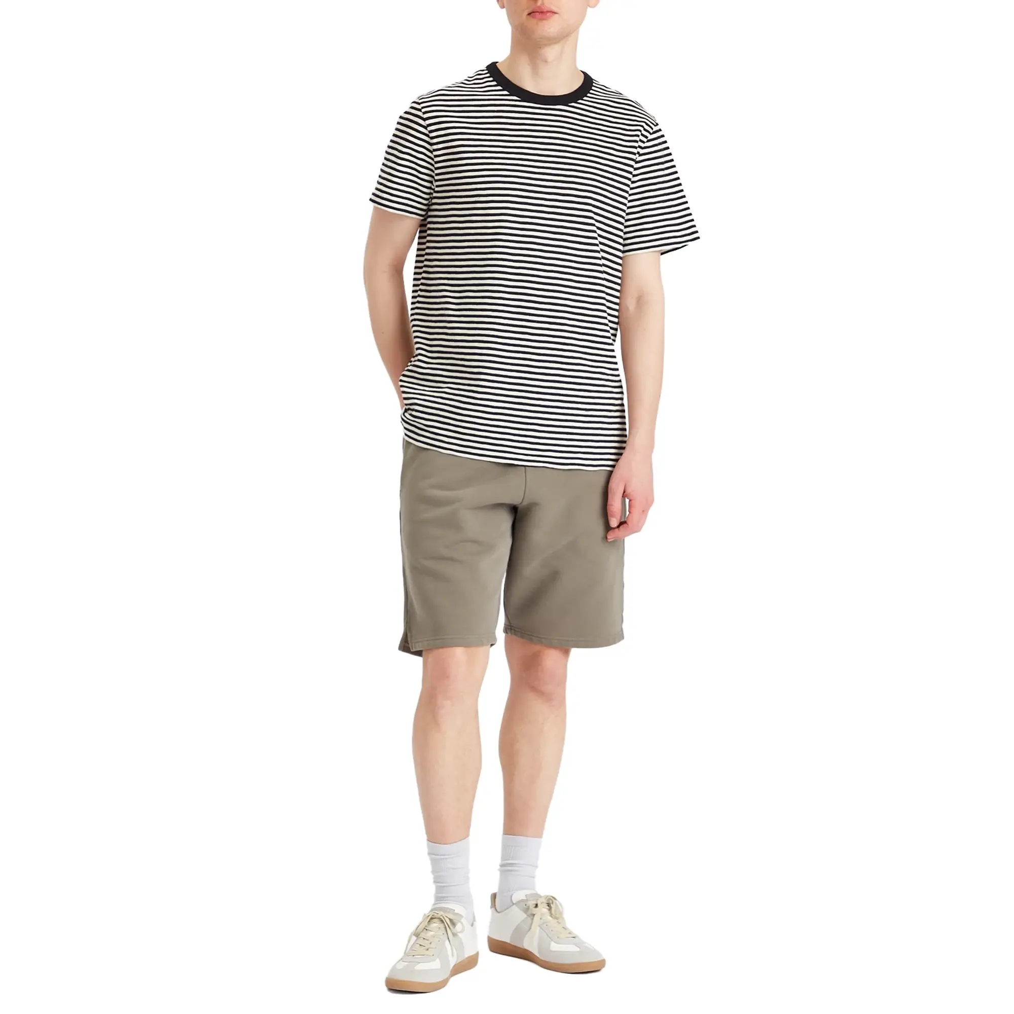 AMI Paris Men's Tonal ADC Short Smoke Grey