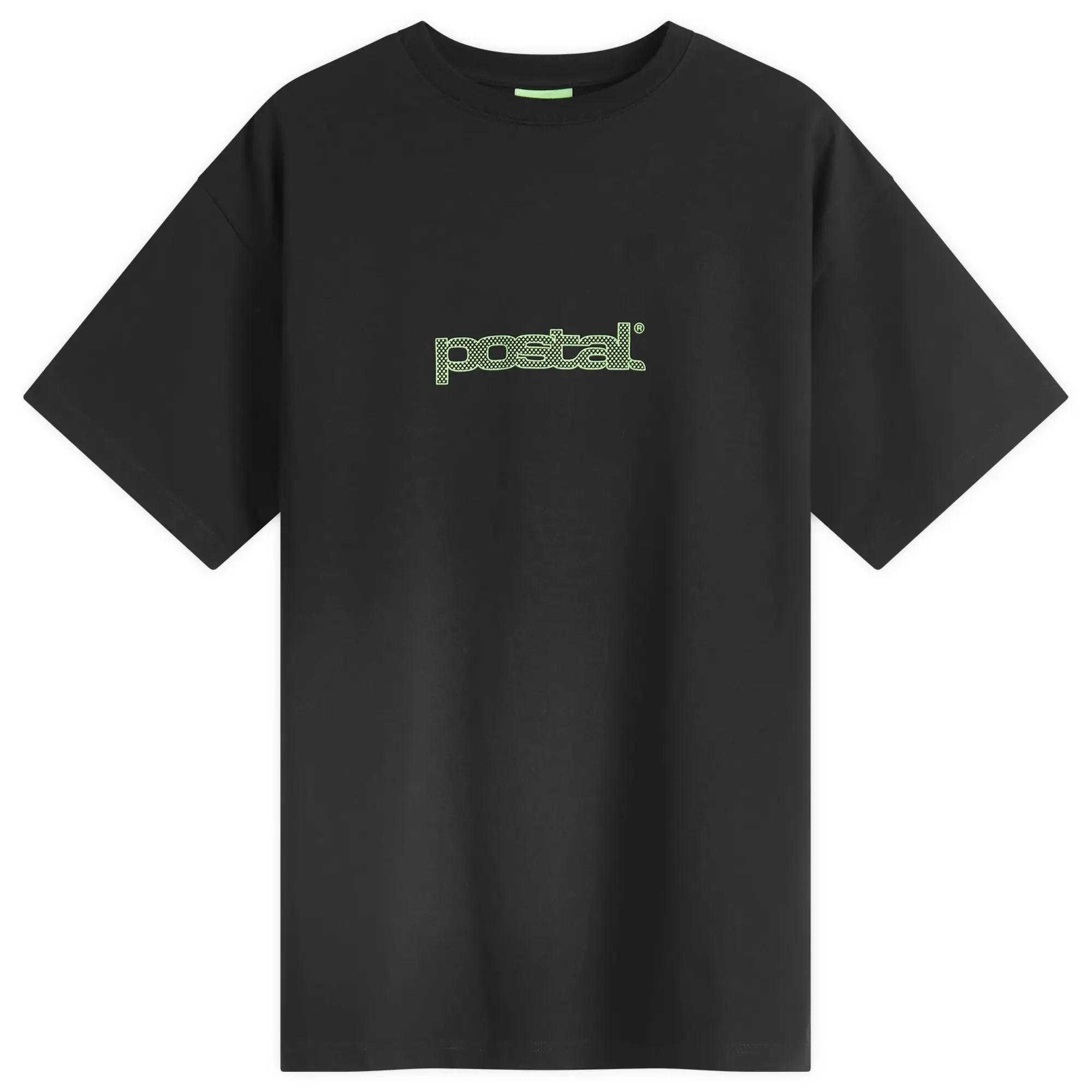 POSTAL Men's Polka Dot logo T-Shirt Black
