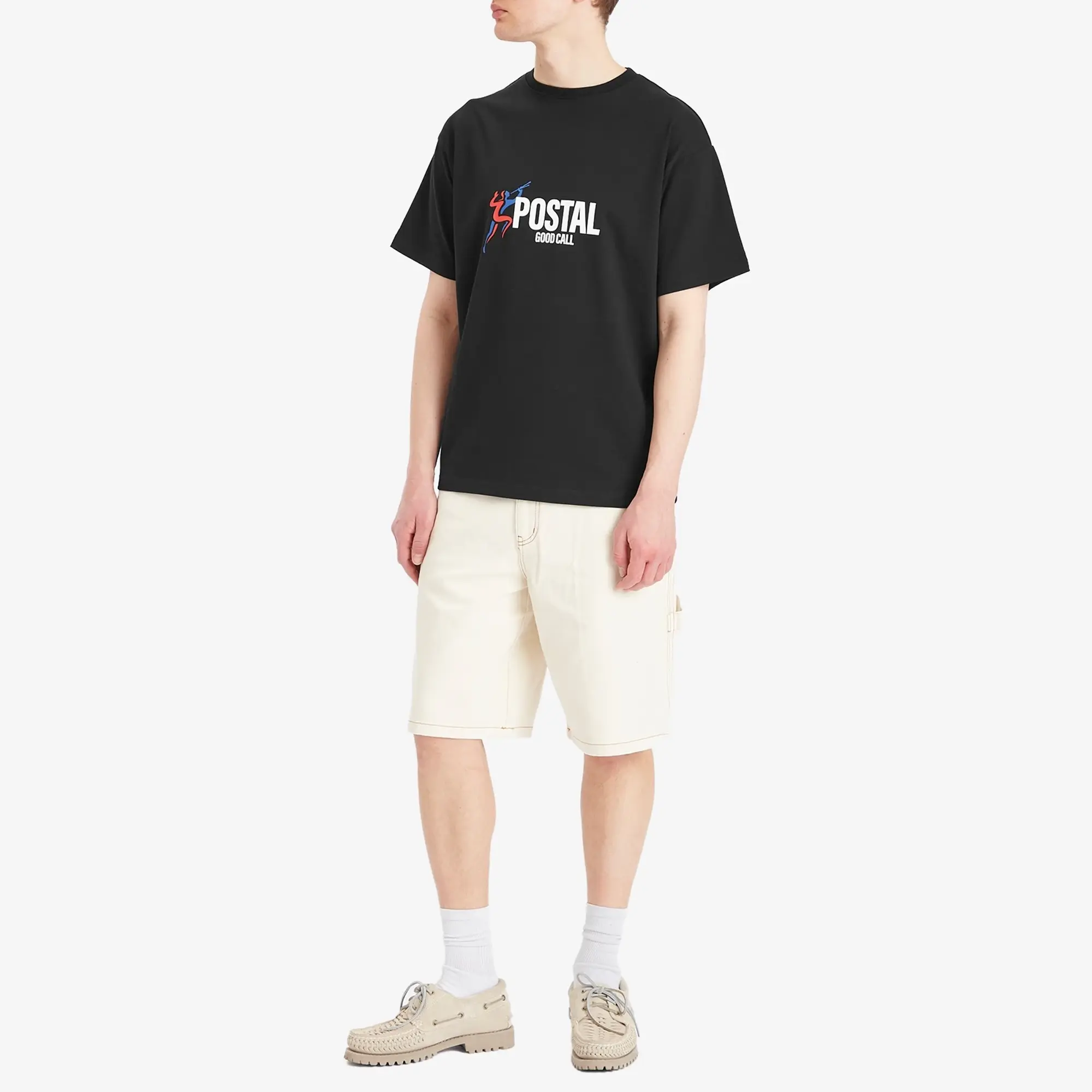POSTAL Men's Good Call T-Shirt Black