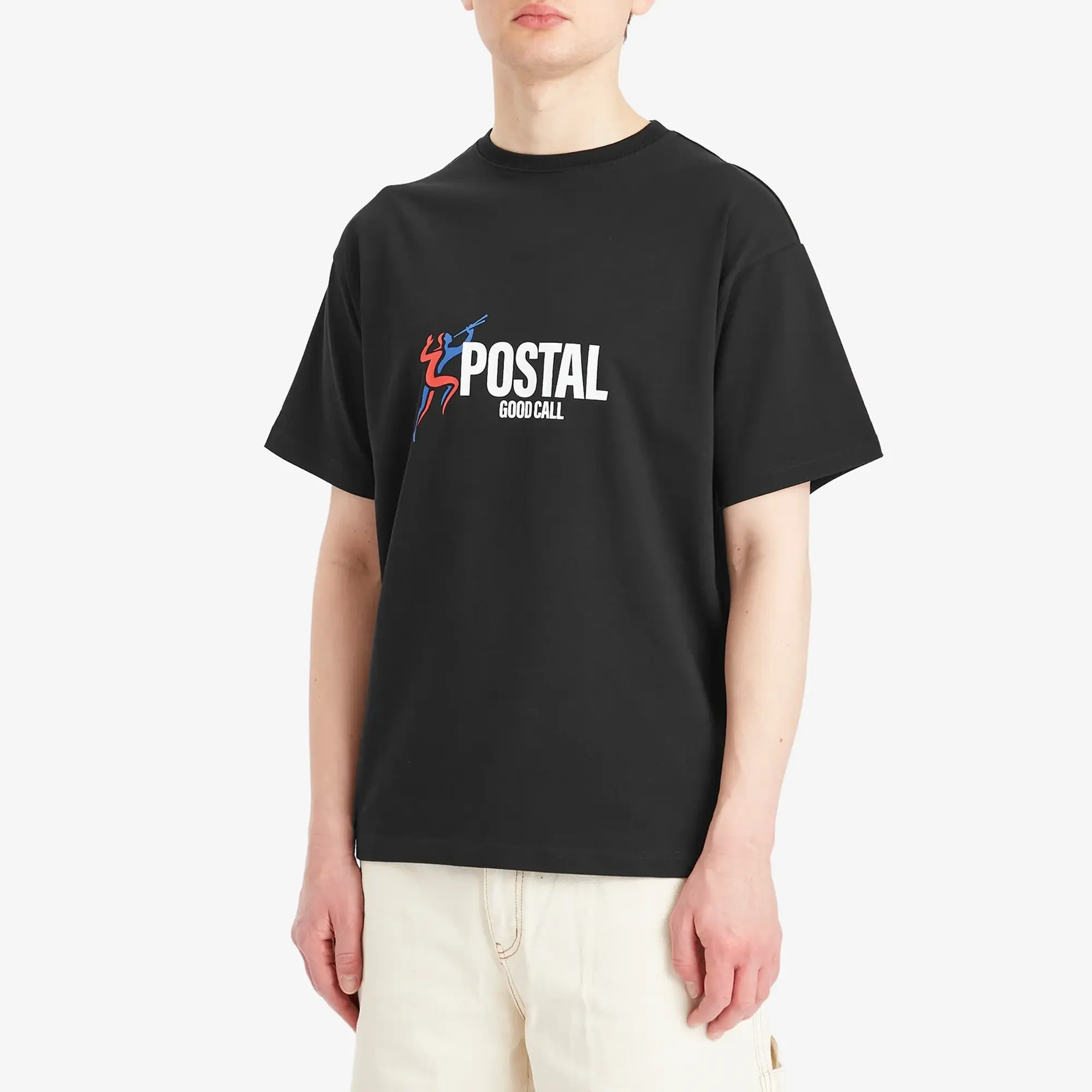 POSTAL Men's Good Call T-Shirt Black