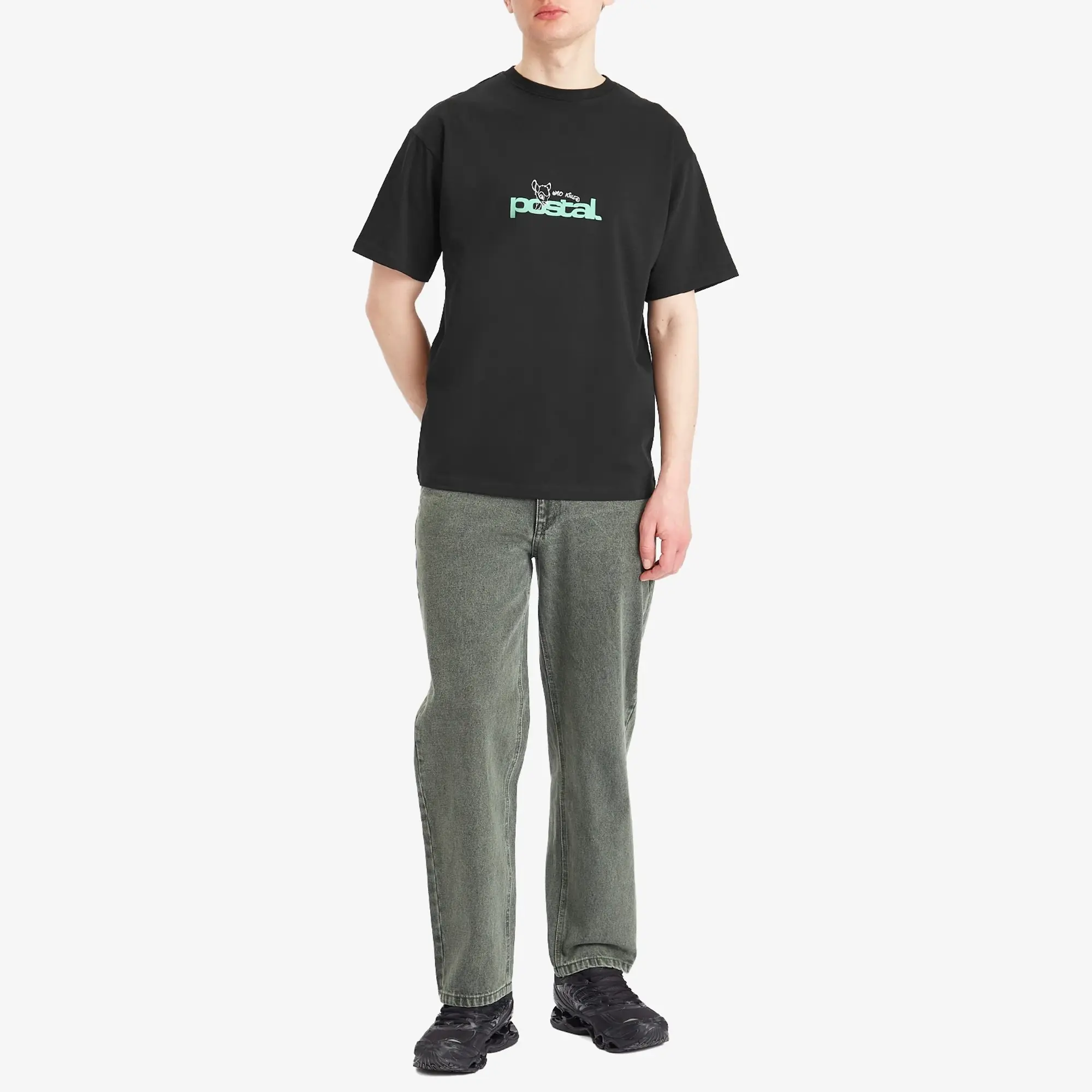POSTAL Men's Who Killed POSTAL Men's T-Shirt Black