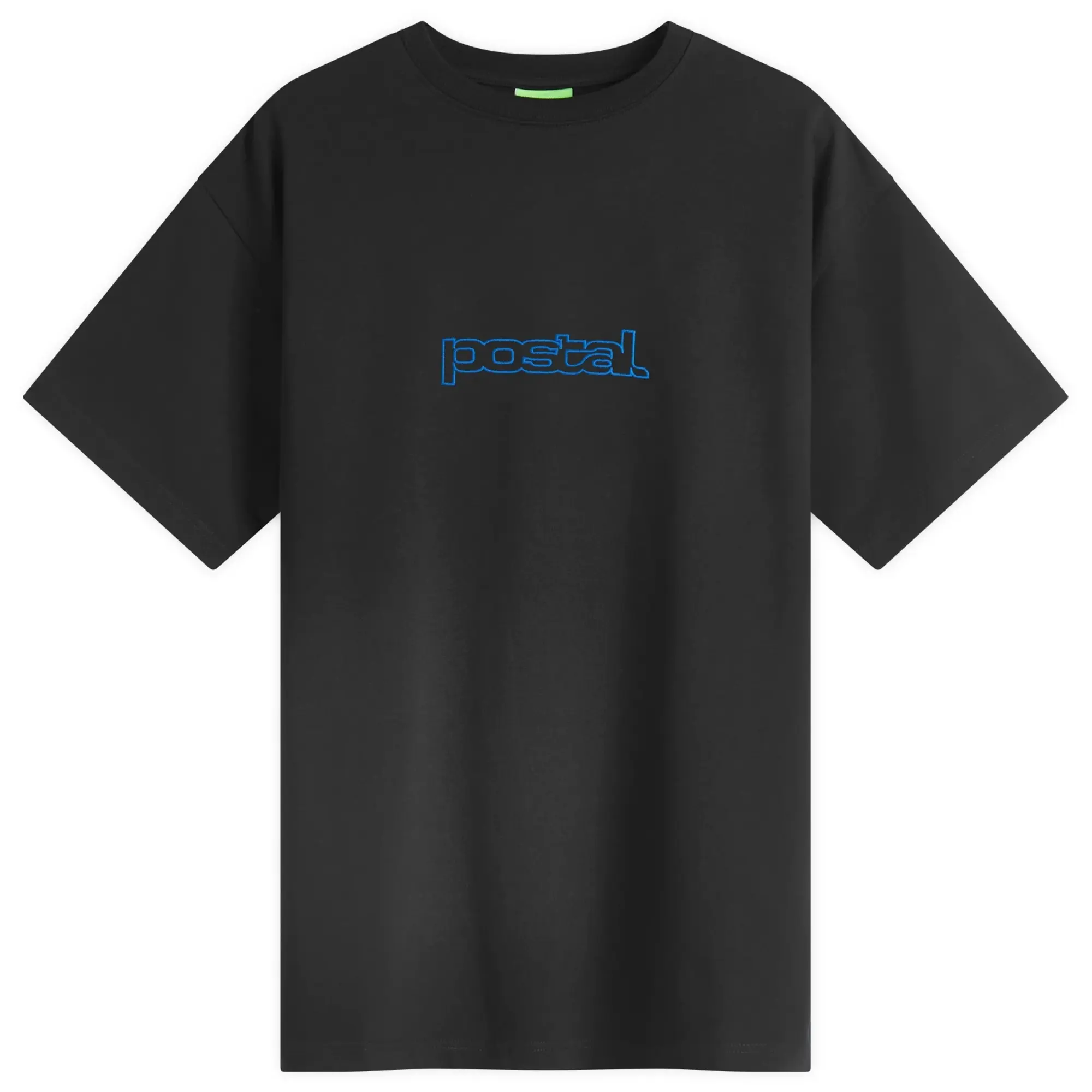 POSTAL Men's Outline Logo T-Shirt Black