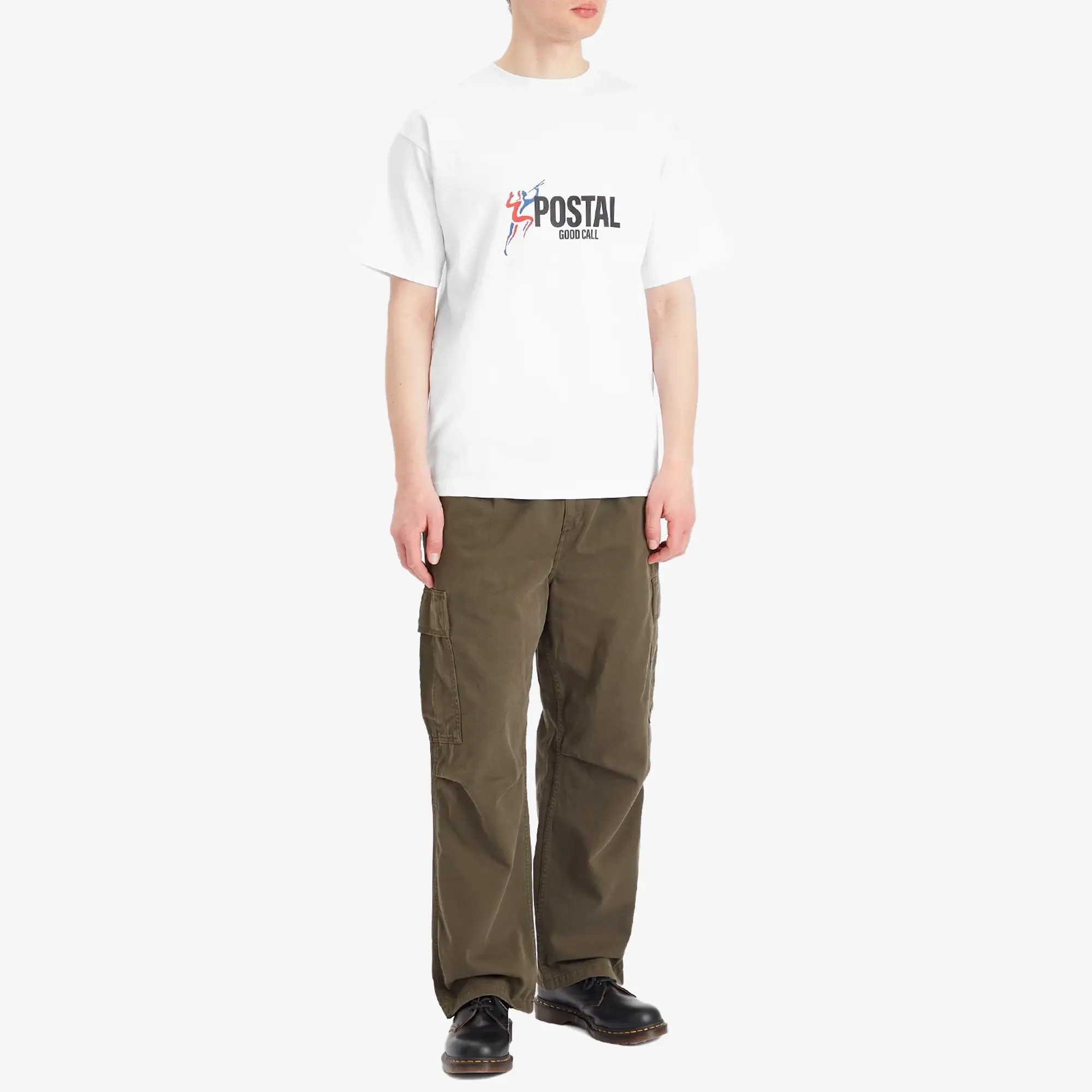 POSTAL Men's Good Call T-Shirt White