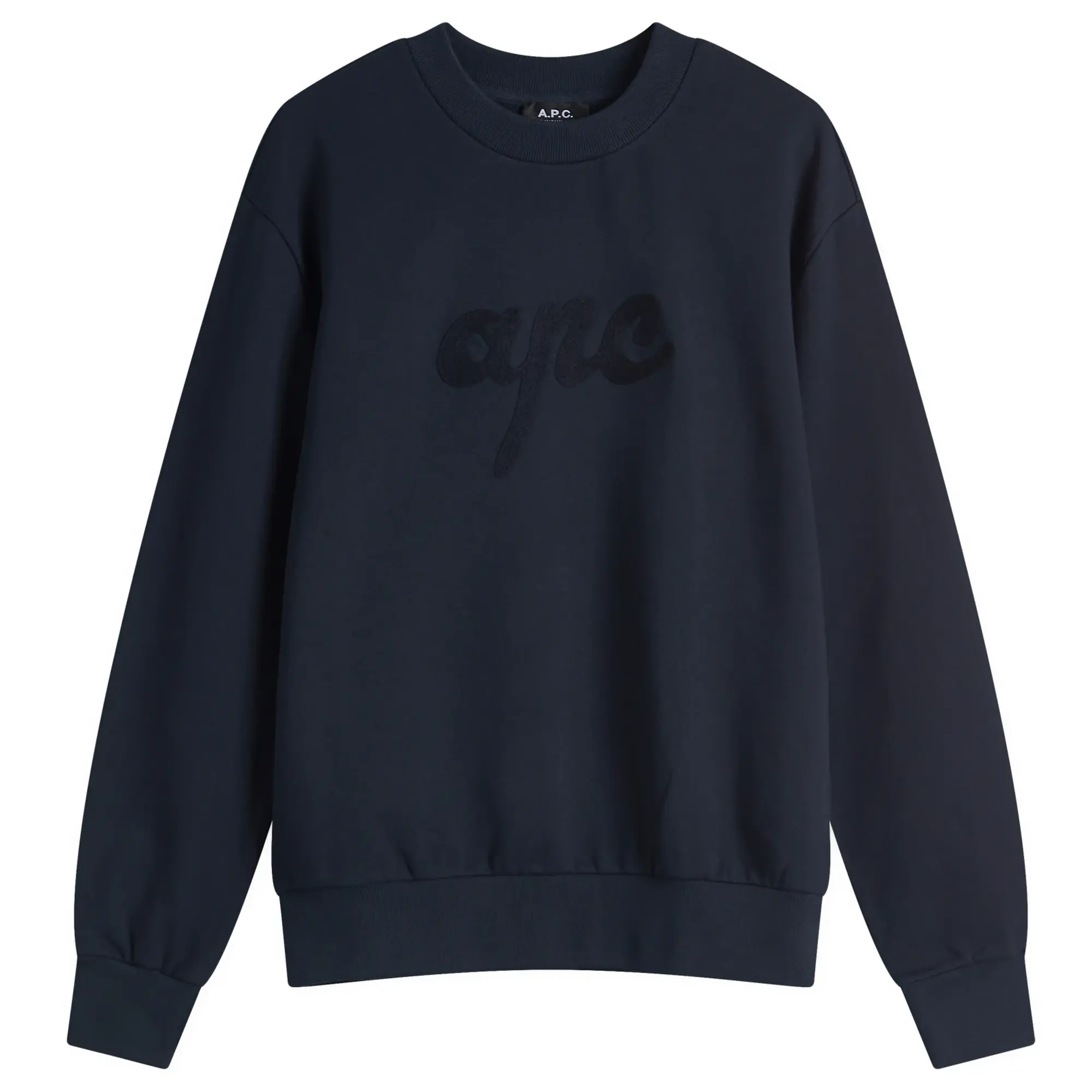 A.P.C. Women's Ethan Logo Sweatshirt Dark Navy