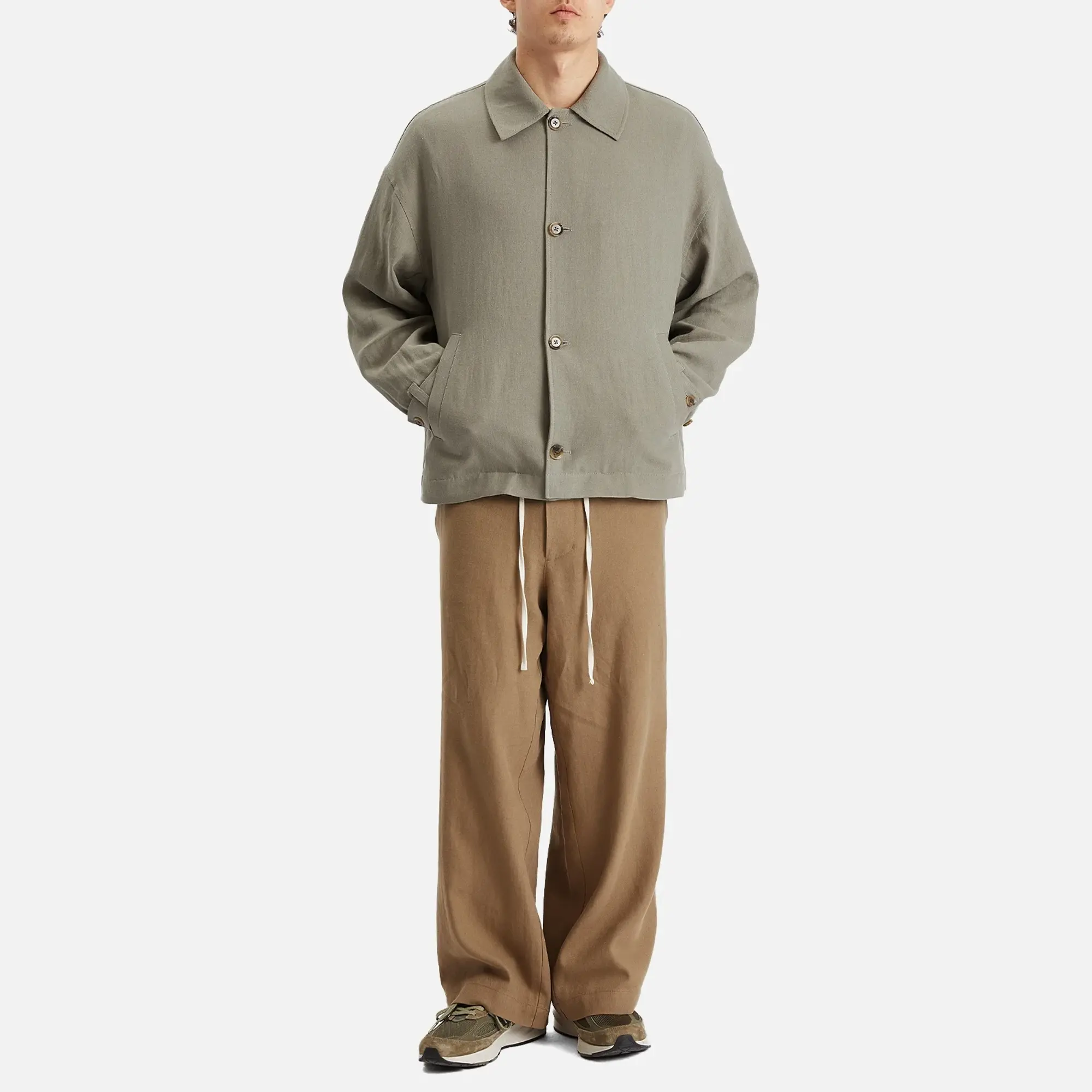 Merely Made Men's Gurkha Jacket Moss Grey