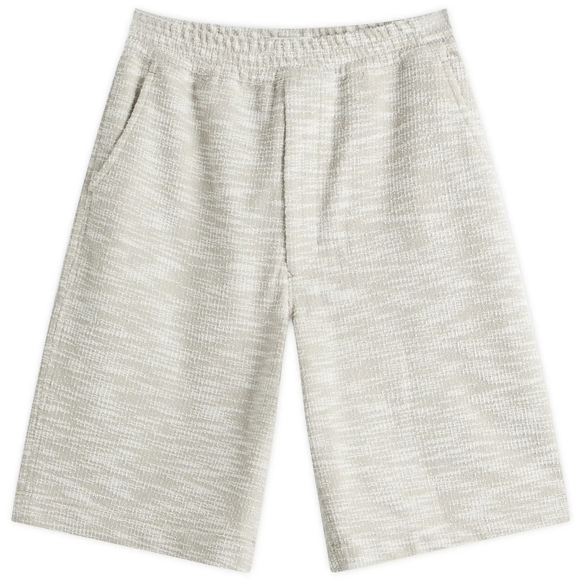 Merely Made Men's Jacquard Wide Shorts Beige