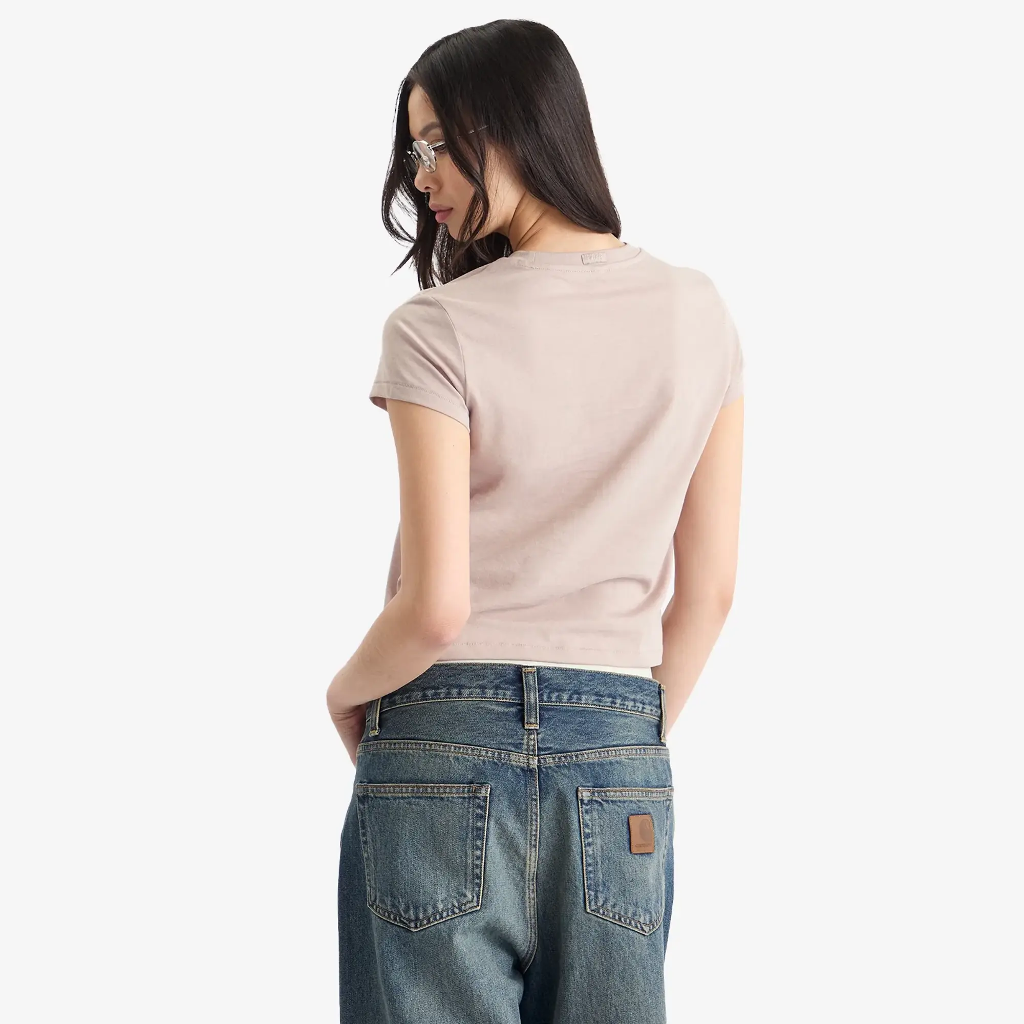SKIMS Women's Relaxed Tees Shrunken T-Shirt Fawn