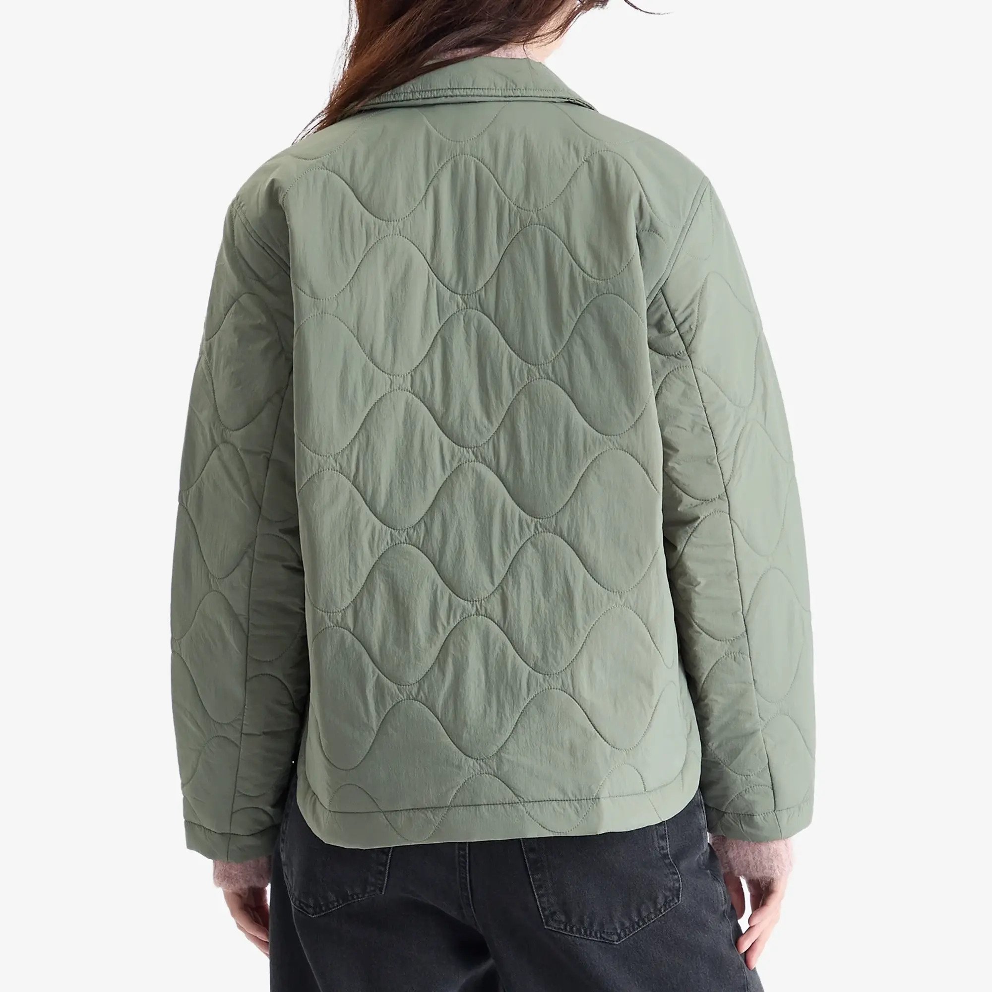 Closed Women's Short Quilted Jacket Faded Green