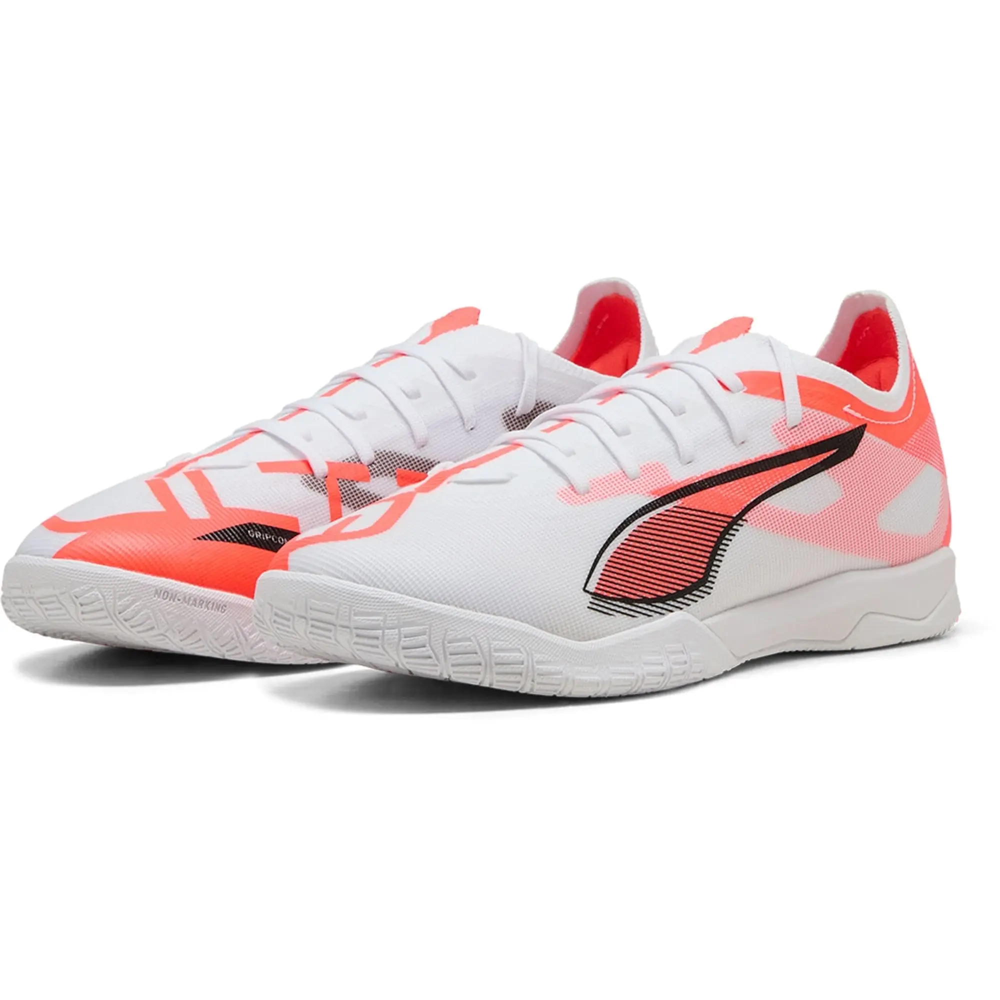 Puma Ultra 5 Match It Unlimited - Puma White/Puma Black/Glowing Red - ['White']