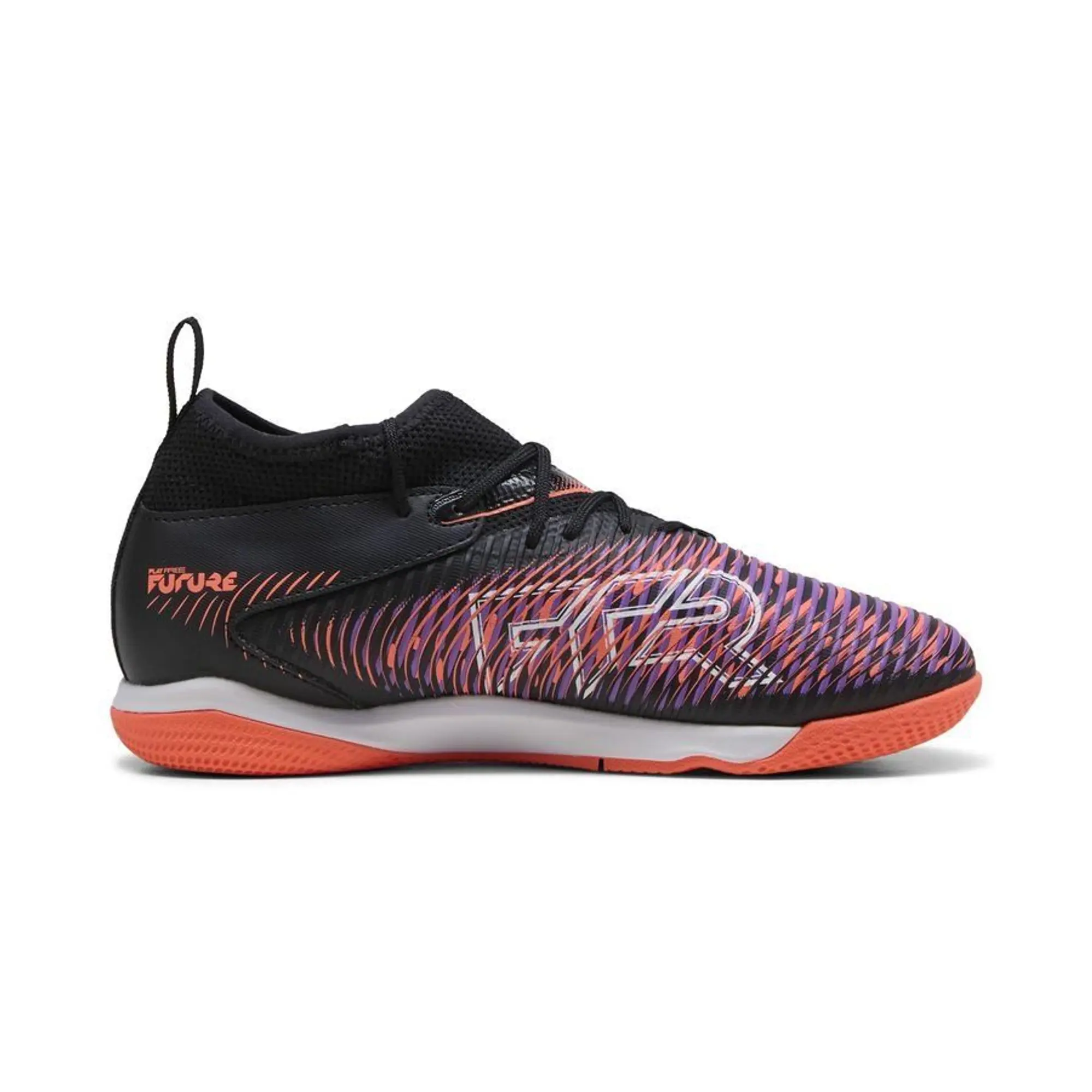 Puma Future 8 Match + Mid It Unlimited - Puma Black/Puma White/Glowing Red Kids - ['Black']