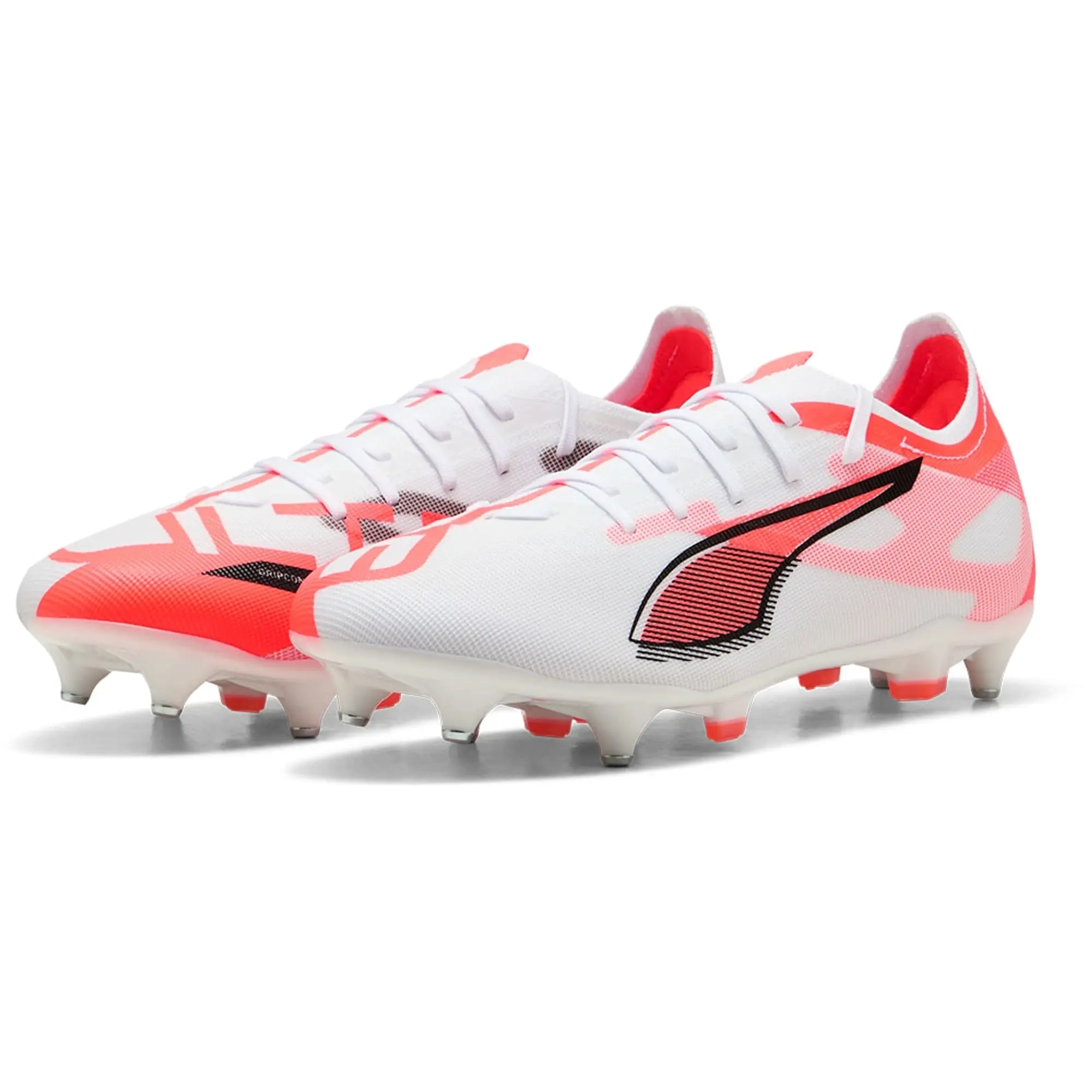 Puma Ultra 5 Match Sg Unlimited - Puma White/Puma Black/Glowing Red - ['White']