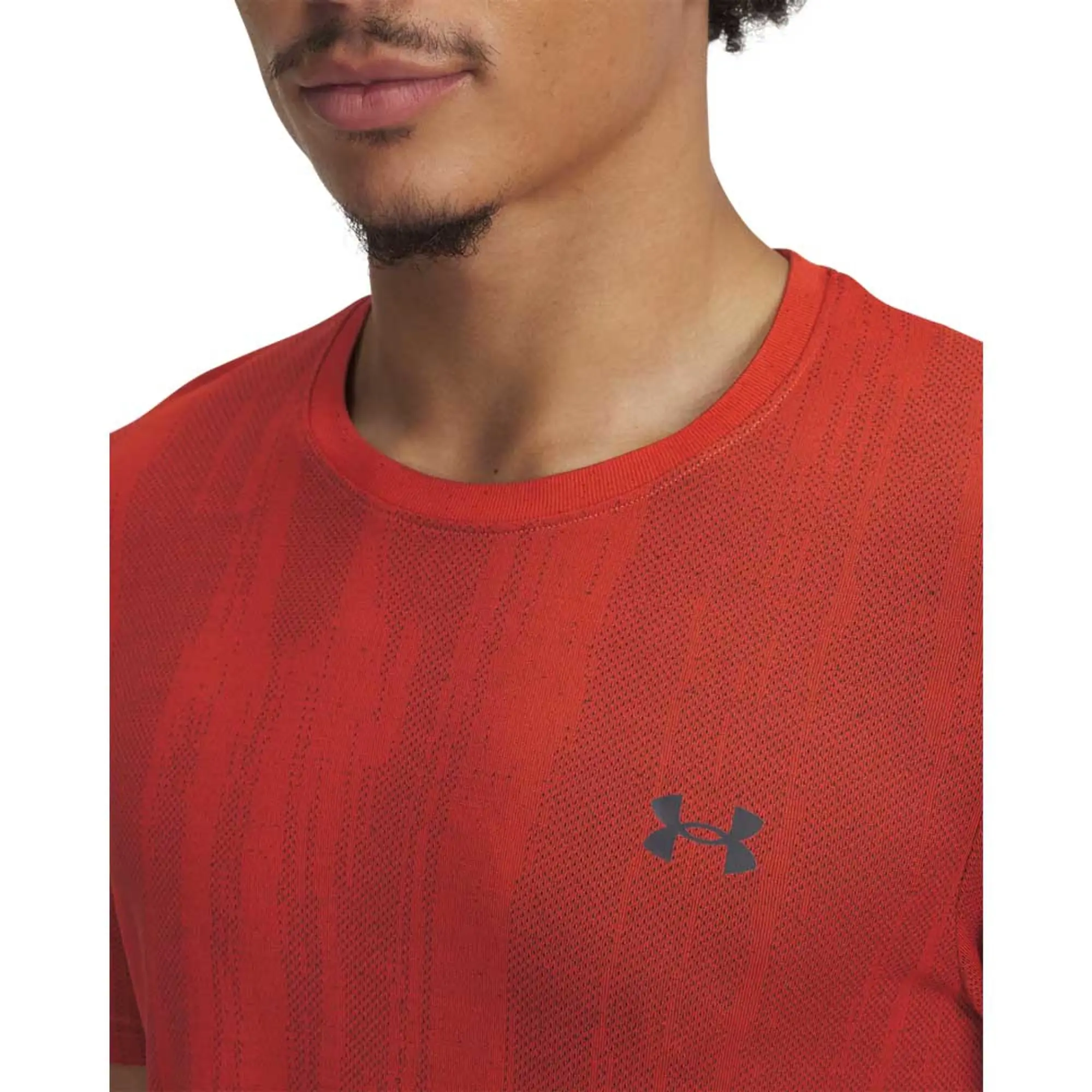 Men's  Under Armour  Vanish Seamless Short Sleeve Fire / Castlerock S