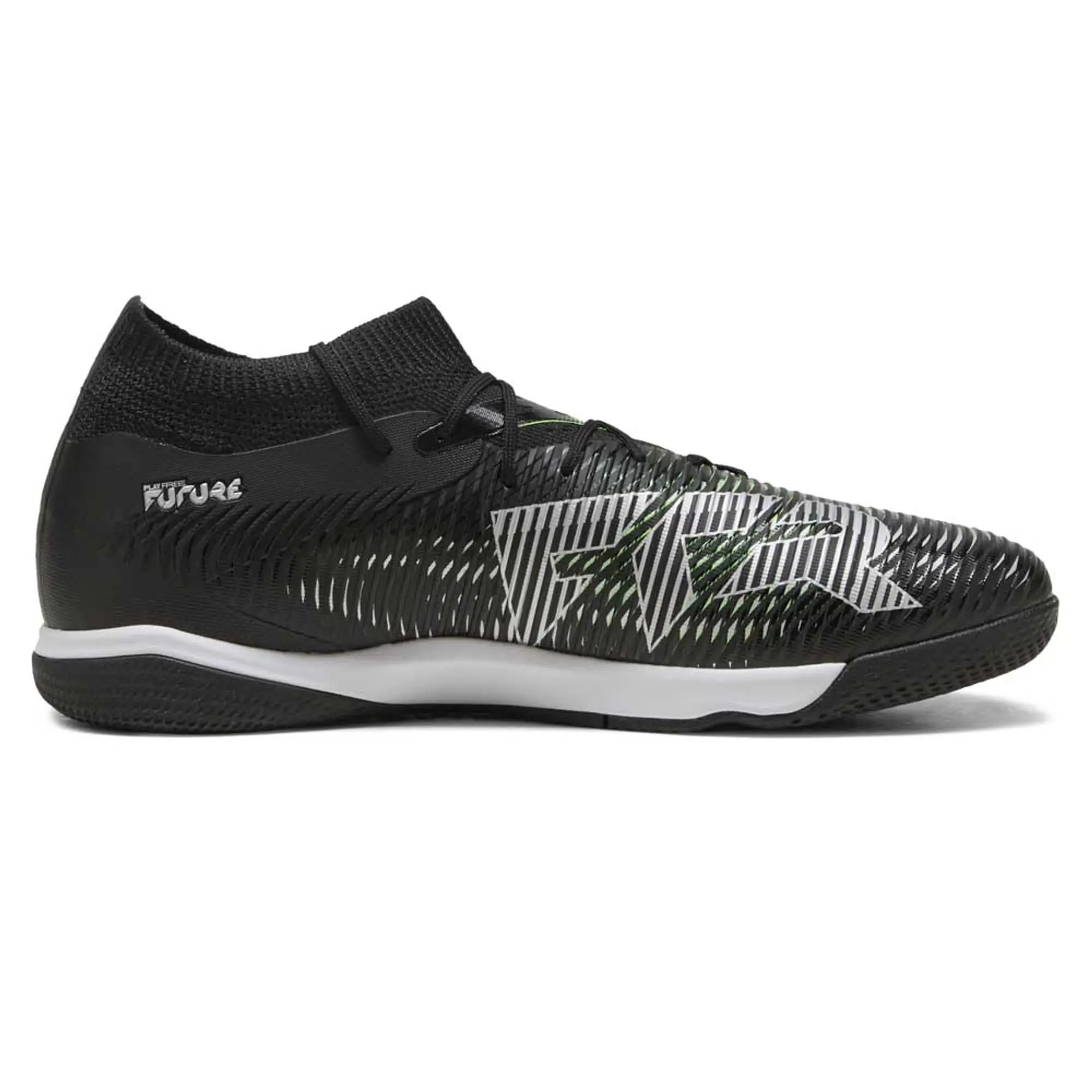 Puma Future 8 Match It Eclipse - Puma Black/Cool Light Gray/Fluo Green - ['Black']