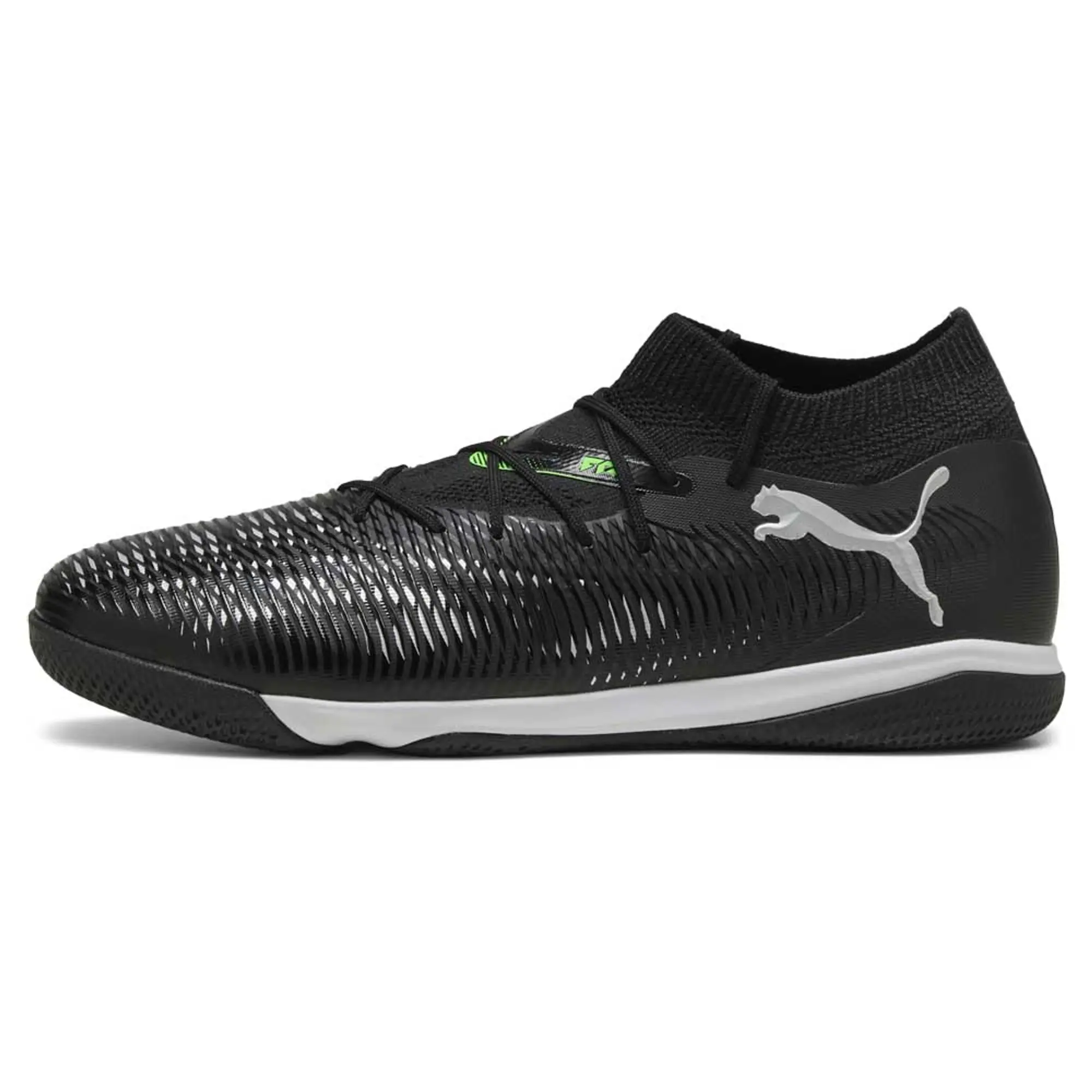 Puma Future 8 Match It Eclipse - Puma Black/Cool Light Gray/Fluo Green - ['Black']