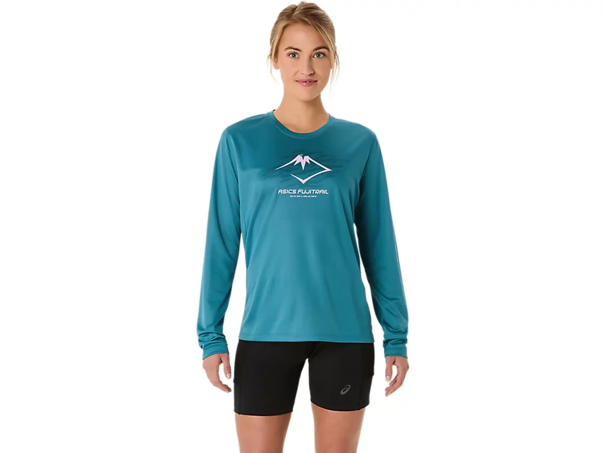 ASICS Fujitrail Logo Running Shirt Women - Blue