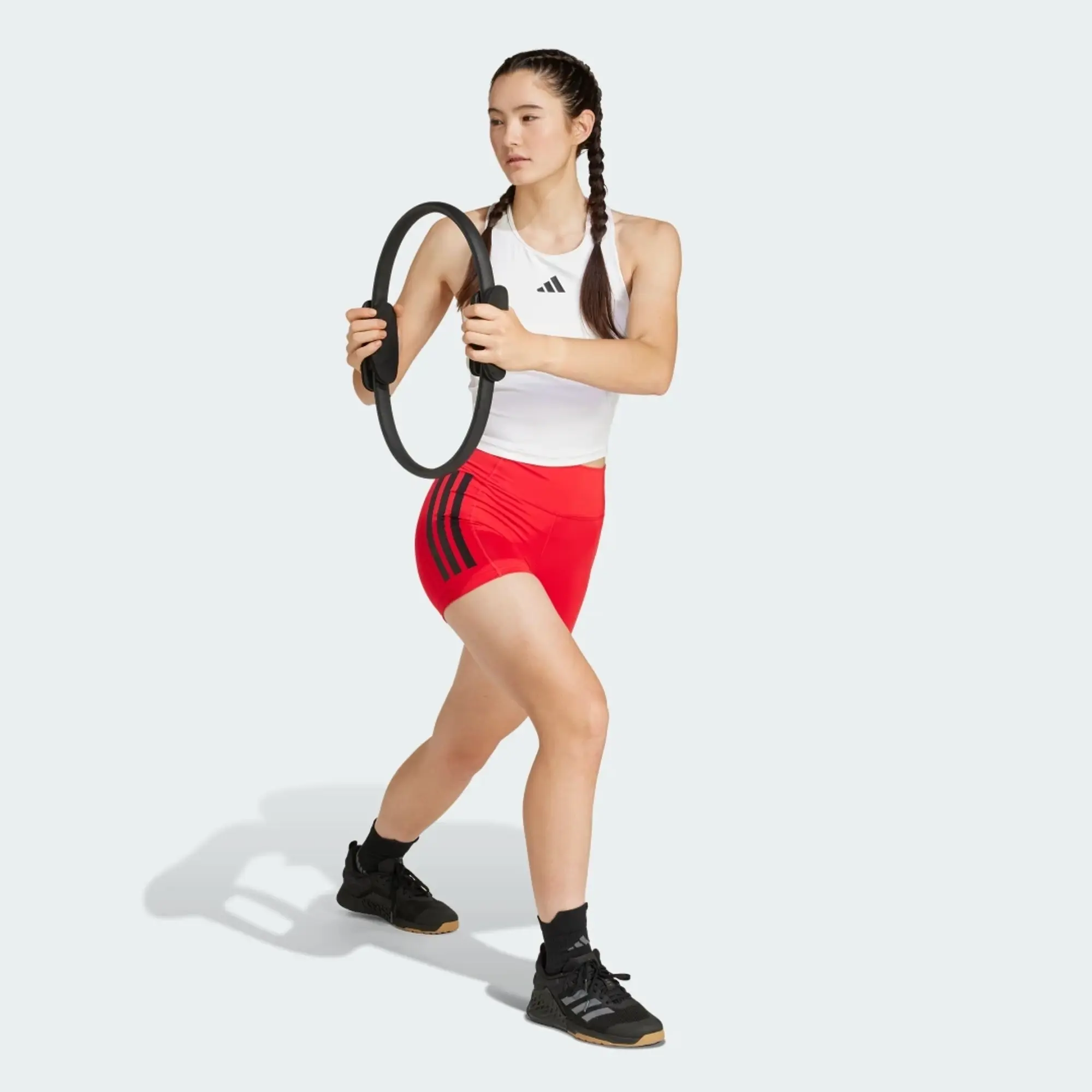 adidas Women Power 3 Stripes Racerback Bra Tank Top