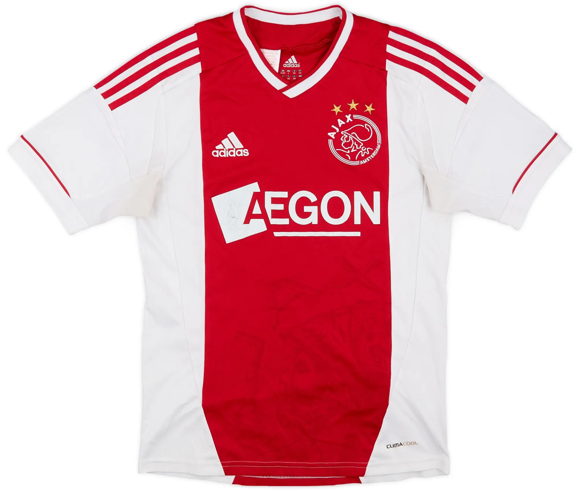 adidas 2012-13 Ajax Home Shirt - 6/10 - (L.Boys)