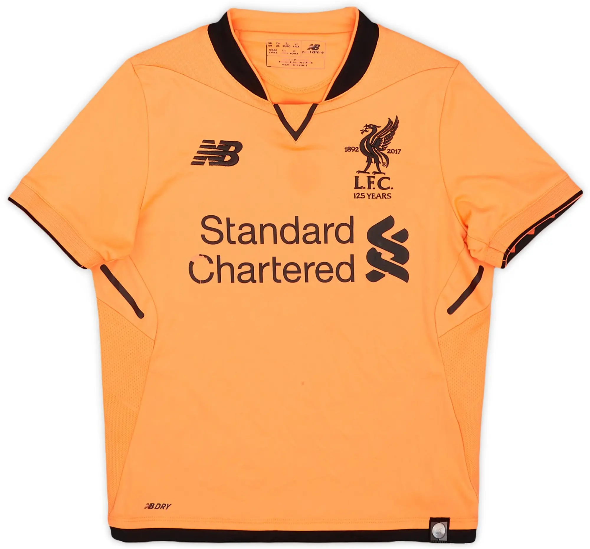 NewBalance 2017-18 Liverpool 125 Years Third Shirt - 7/10 - (S.Boys)