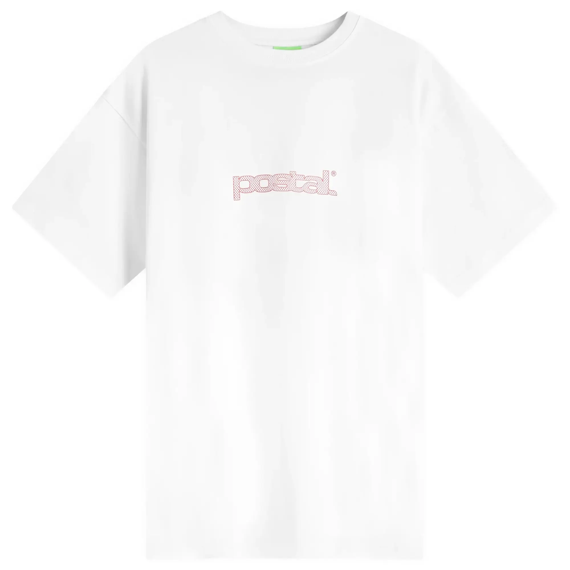 POSTAL Men's Polka Dot logo T-Shirt White