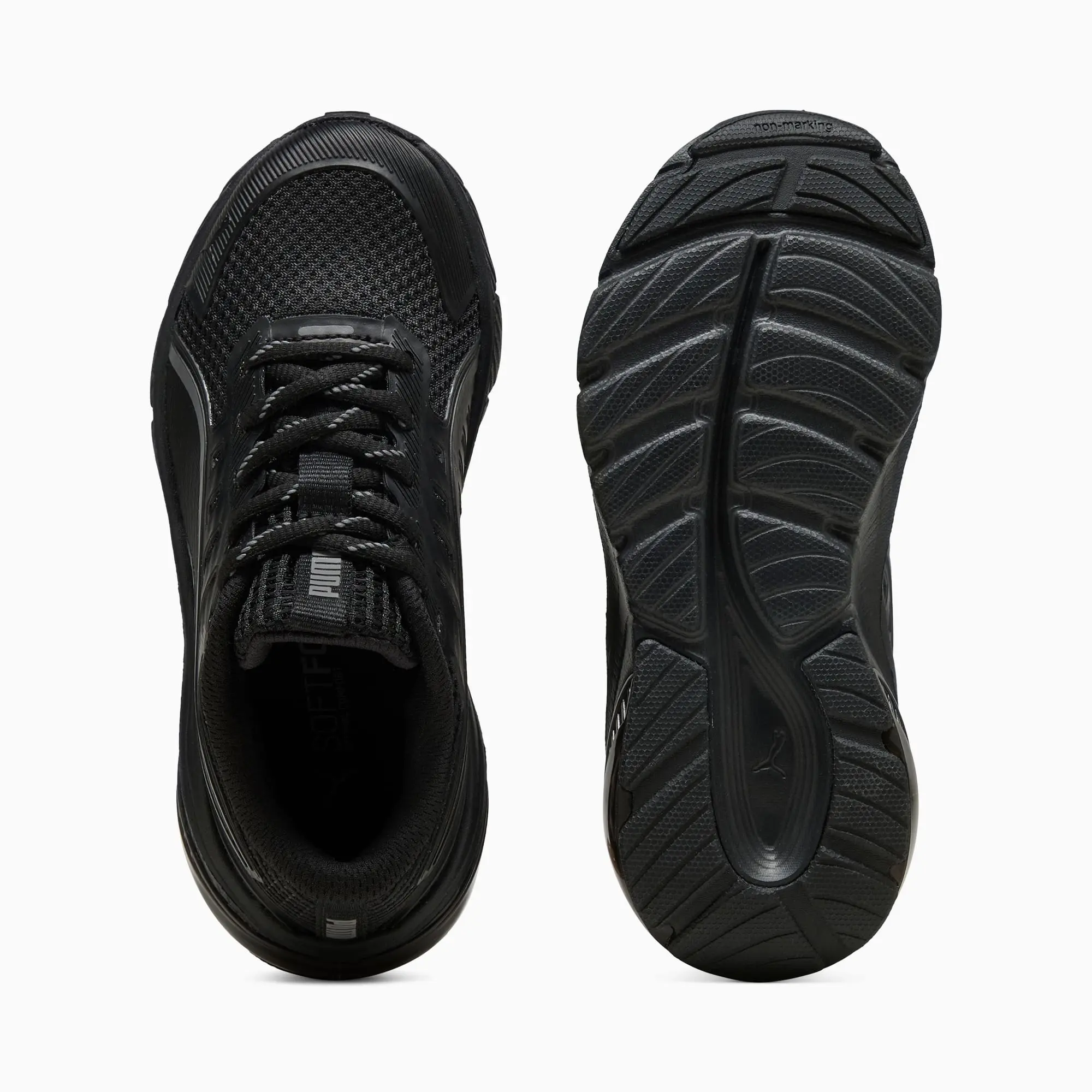 PUMA Cell Glare Running Shoes Toddler, Black/Cool Dark Grey