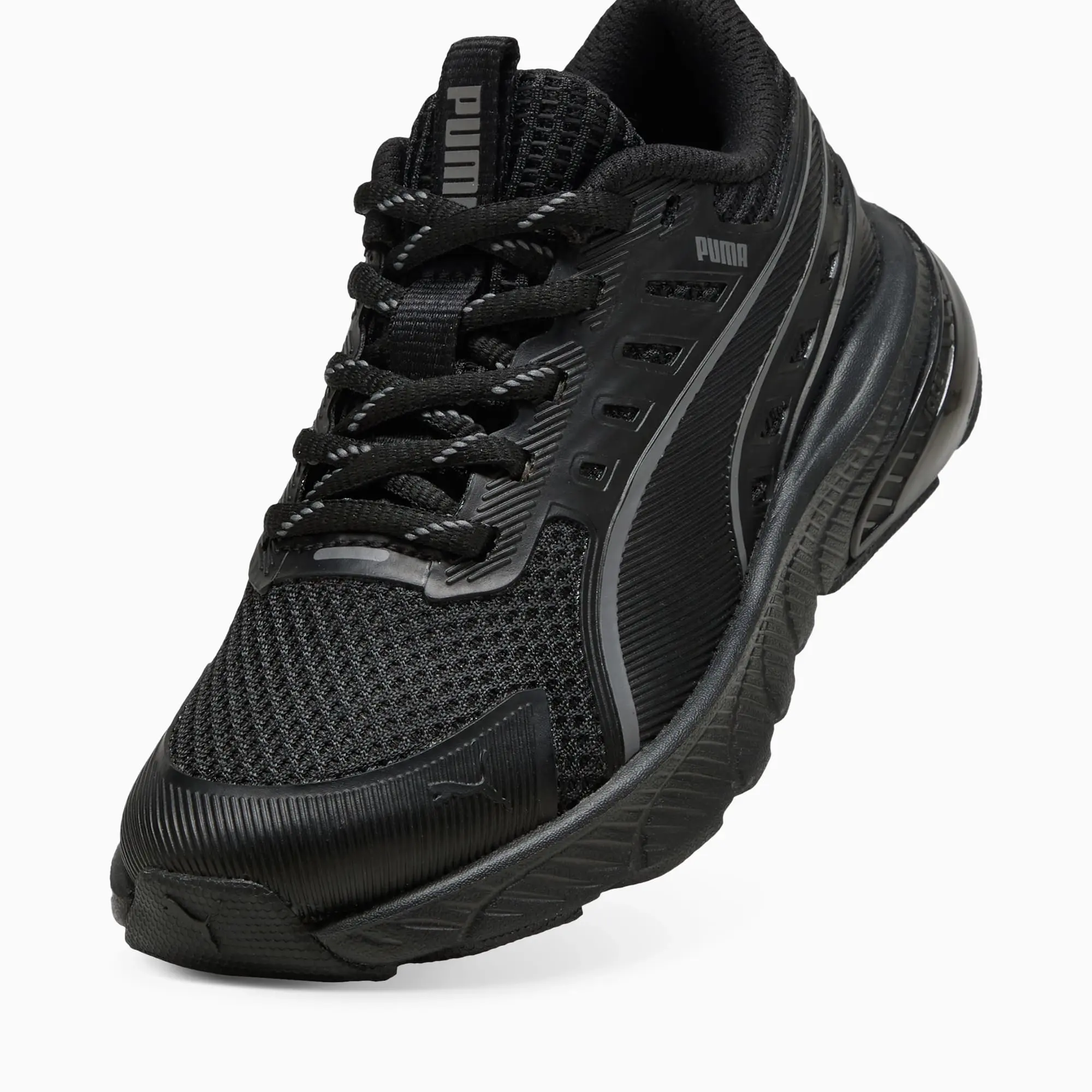 PUMA Cell Glare Running Shoes Toddler, Black/Cool Dark Grey