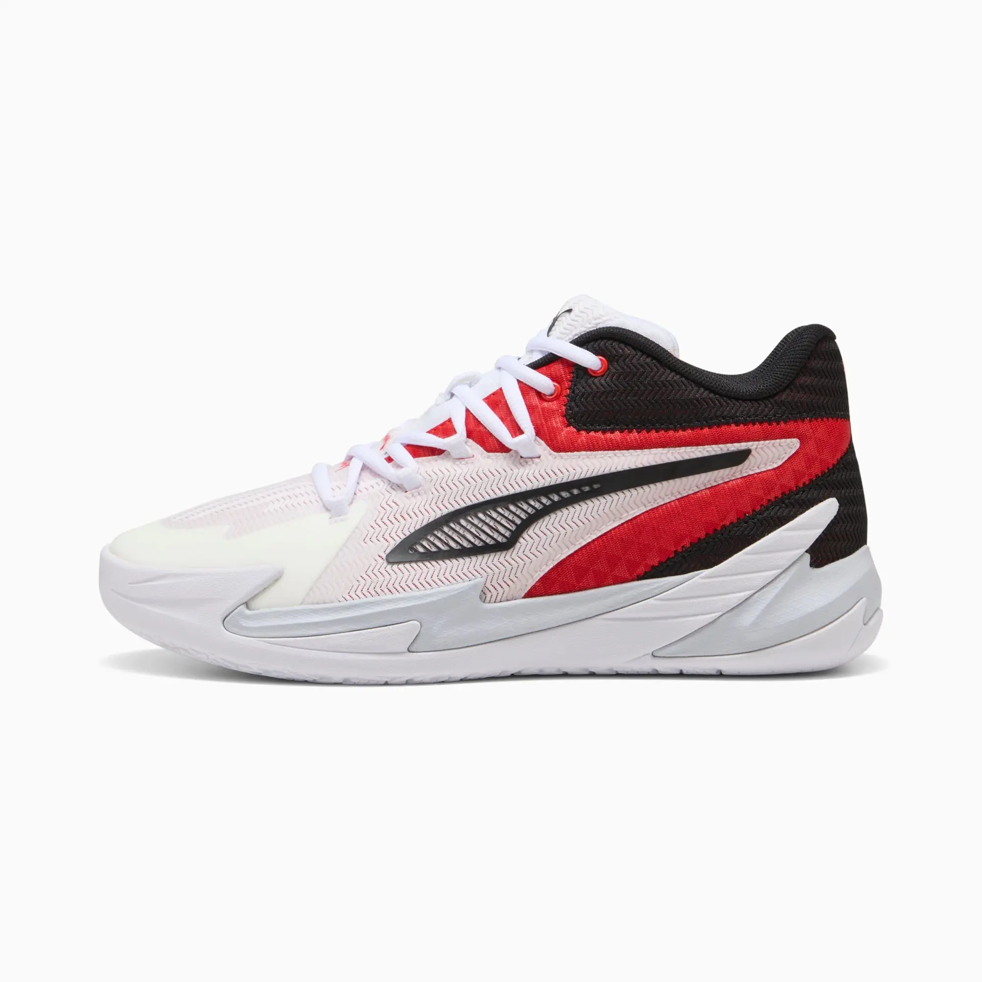 PUMA The Dagger Basketball Shoes Unisex, Red/Black