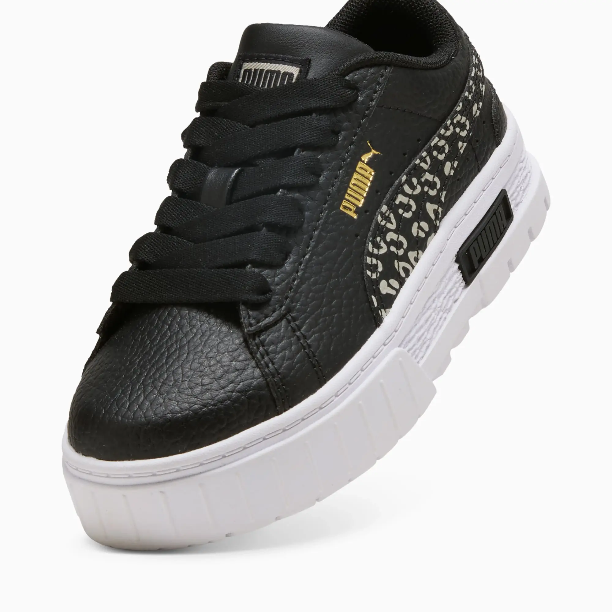 PUMA Mayze Wild Sneakers Kids, Black/Desert Dust