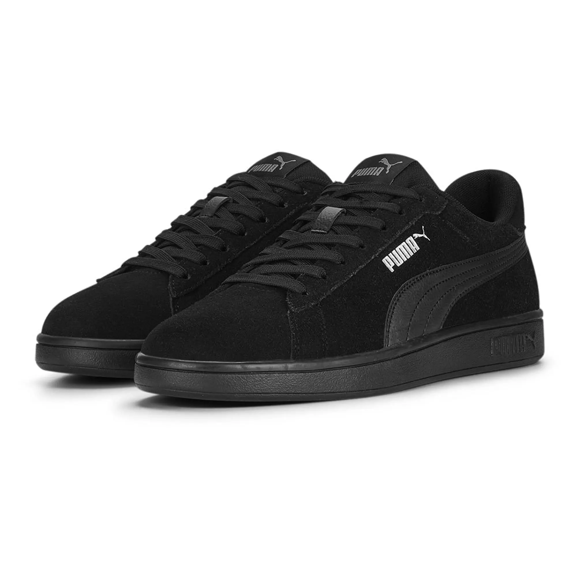 PUMA Smash 3.0 Sneakers, Black/Silver