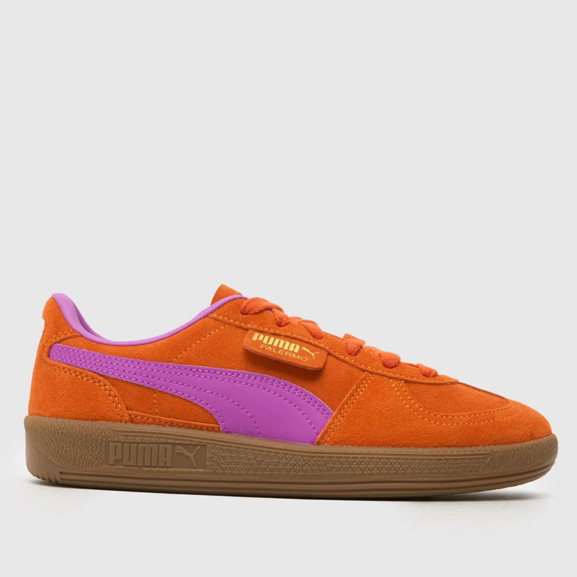 PUMA orange multi palermo Girls Youth trainers