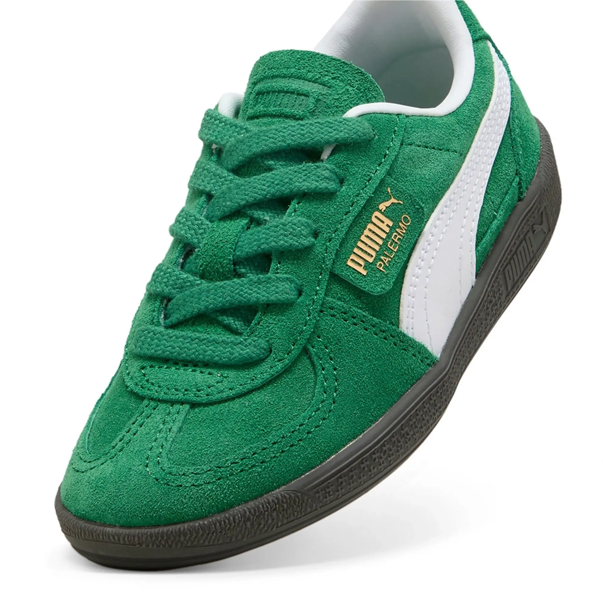 PUMA green palermo Boys Junior trainers