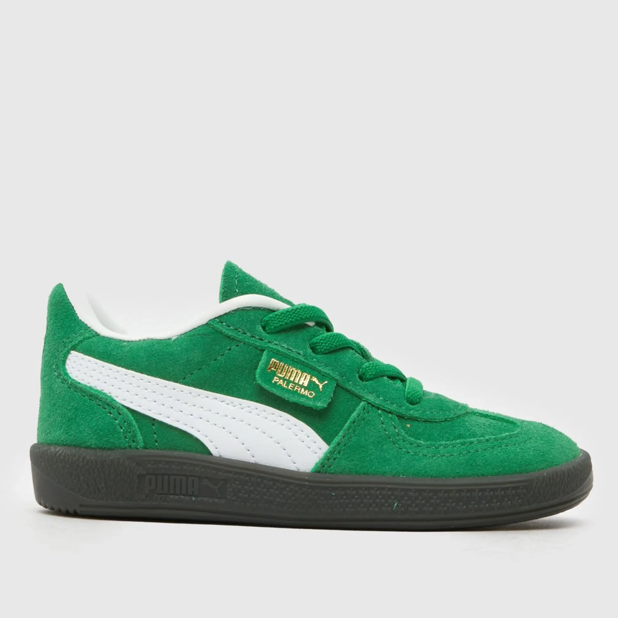 PUMA green palermo Boys Toddler trainers