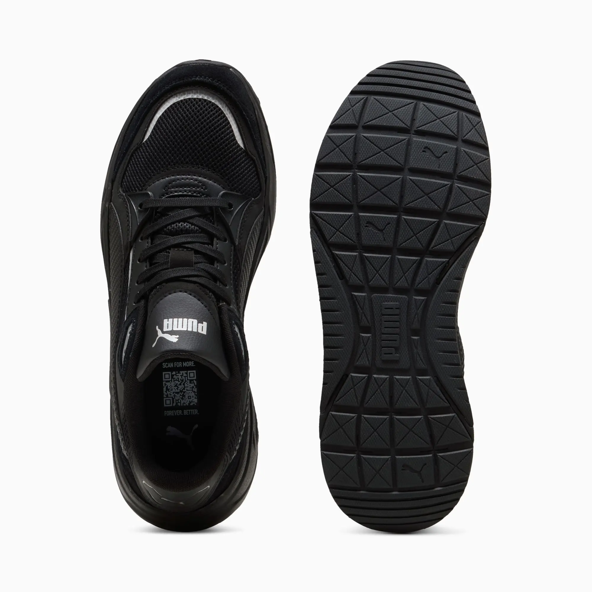 PUMA Trinity 2 Sneakers Unisex, Black/Silver